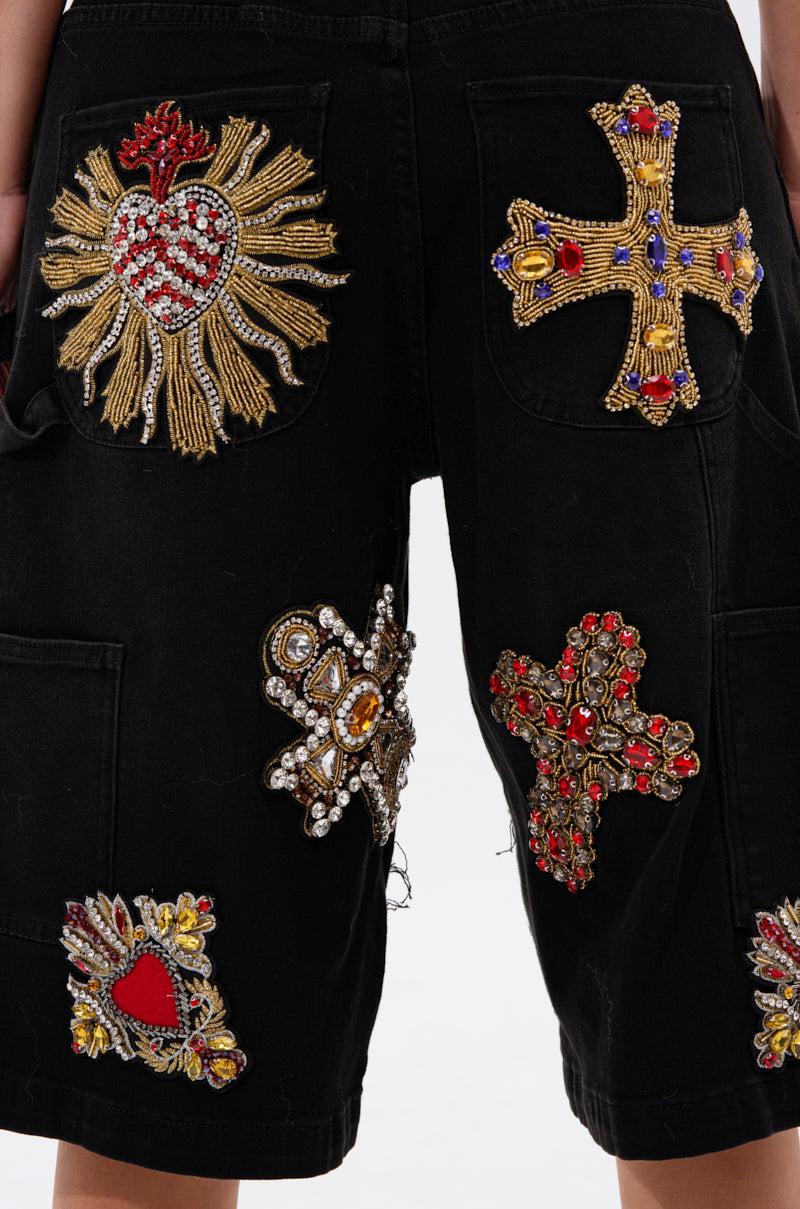 WILD AND FREE DENIM SHORTS Product Image