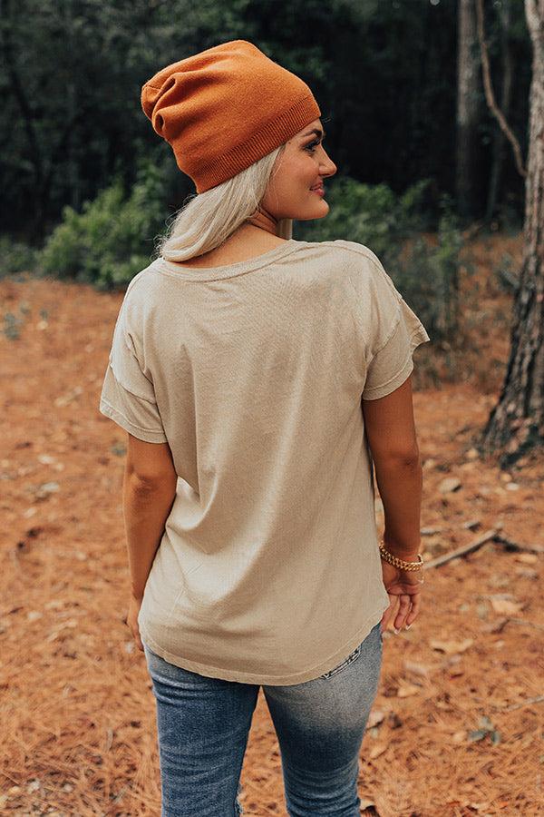 Good Behavior Graphic Tee In Iced Latte Product Image