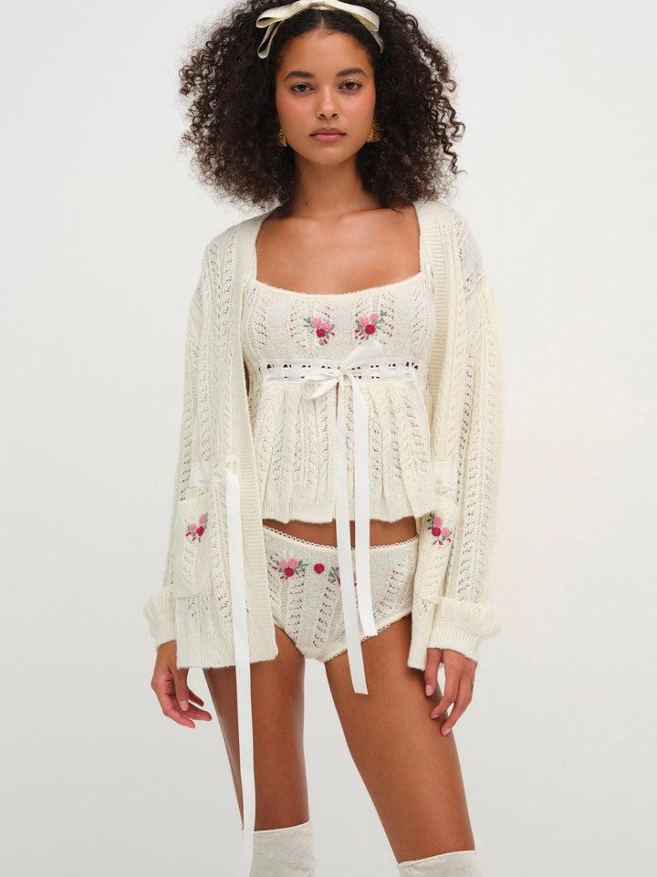 Nathalie Cardigan — White Product Image