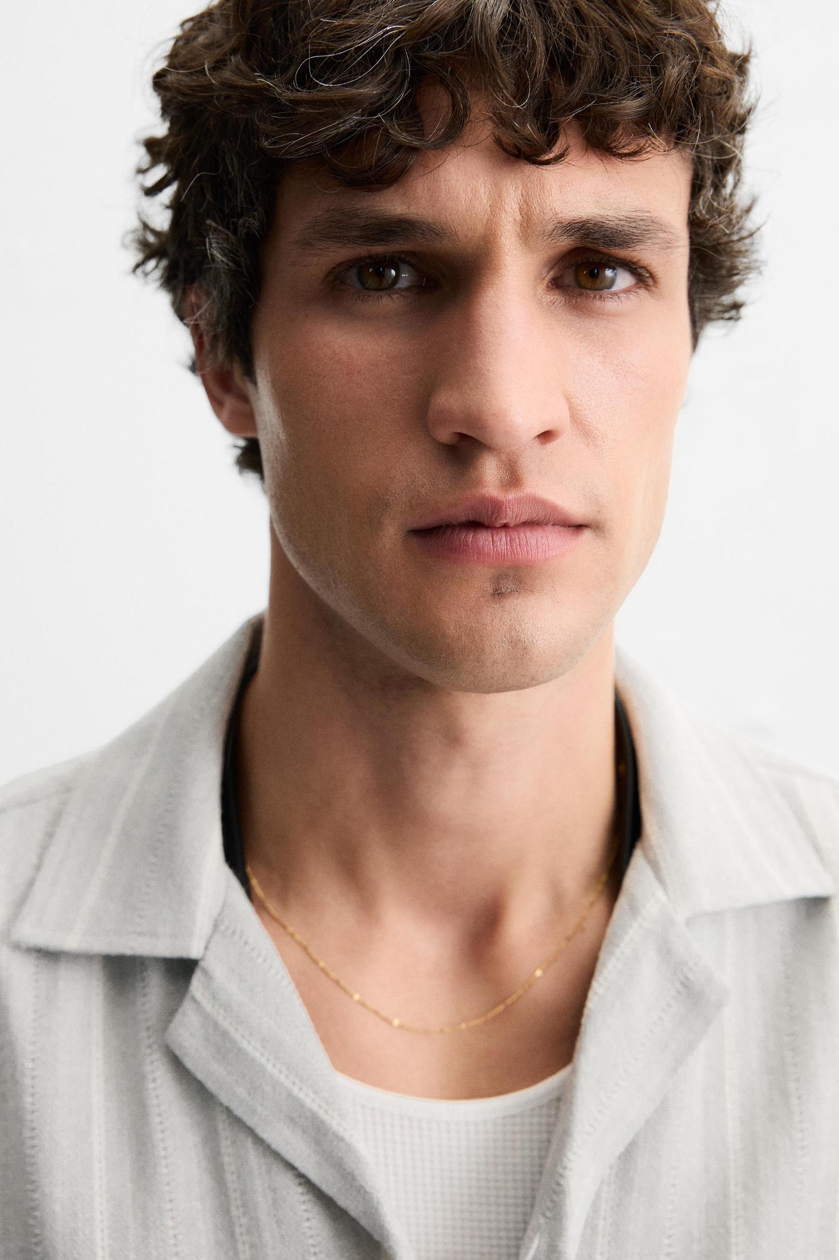 TEXTURED STRIPE SHIRT Product Image