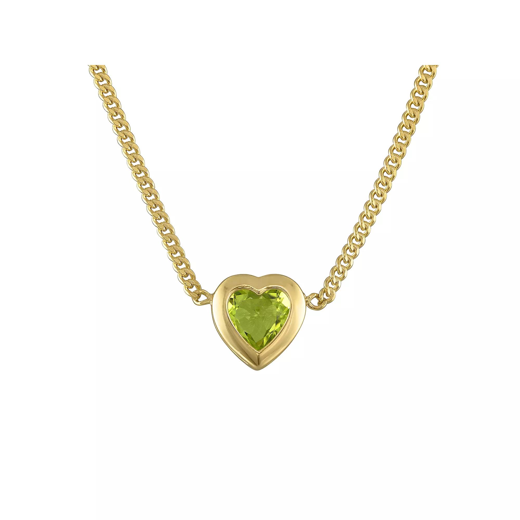 Designs by Gioelli 14k Gold Over Sterling Silver Gemstone Curb Chain Necklace, Womens, Purple Product Image