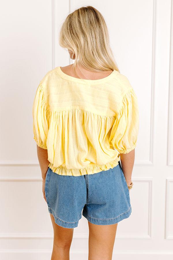 Sunny Glow Button Up Top Product Image