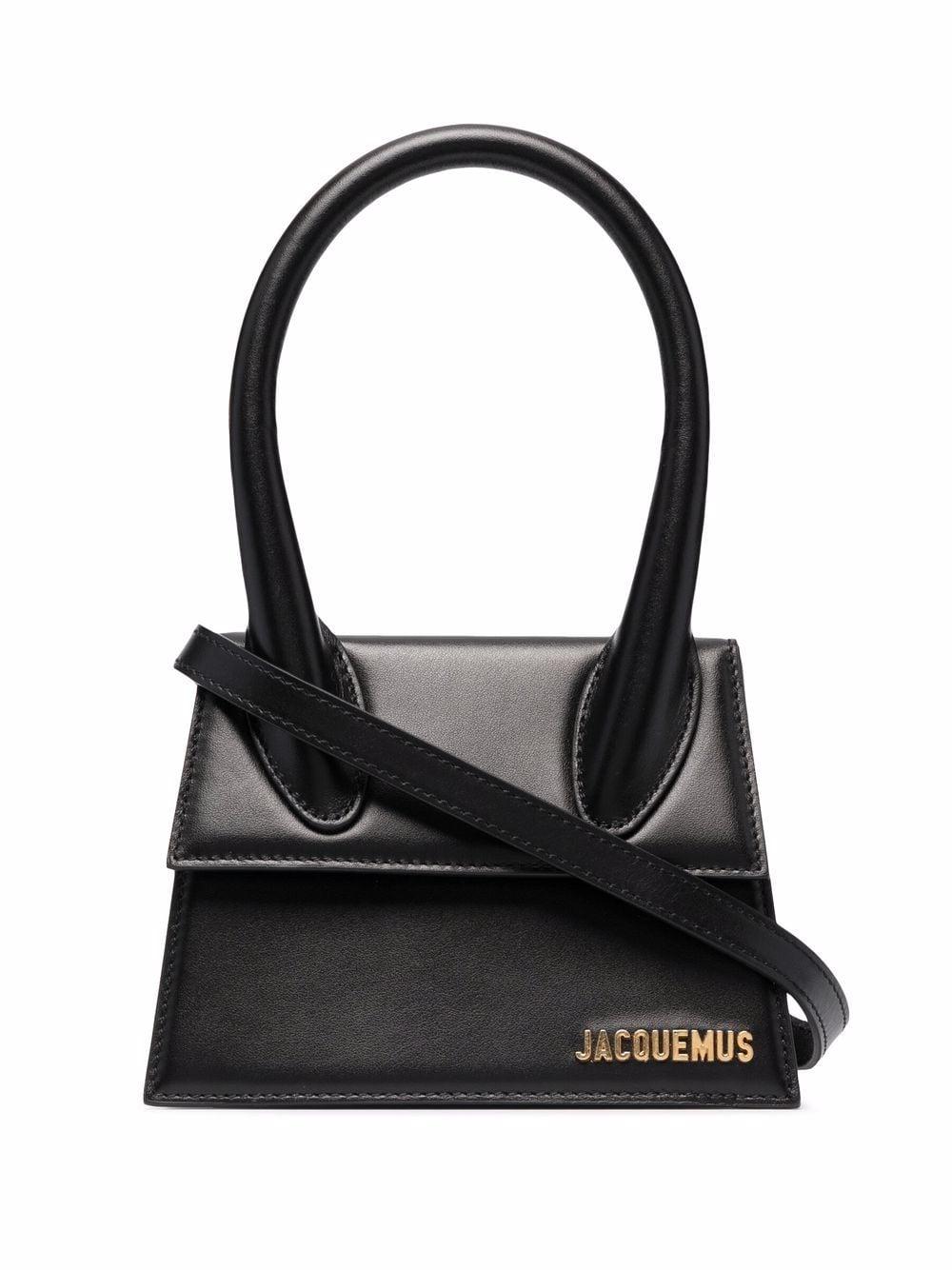 JACQUEMUS Small Handle And Removable Shoulder Strap In Black Product Image