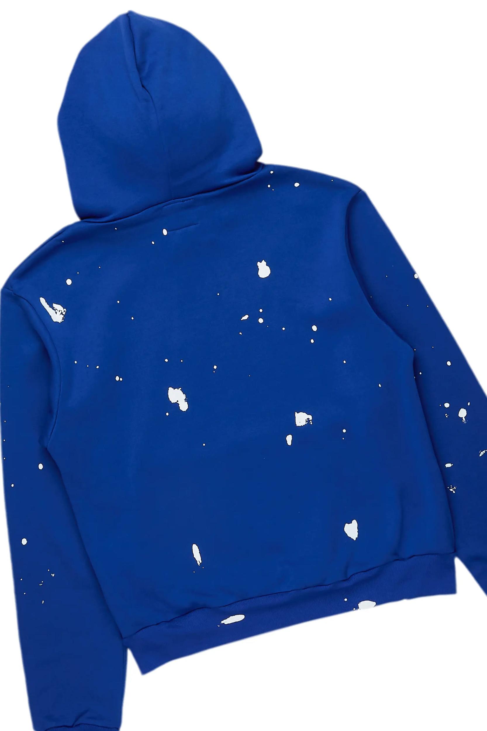 Just Between Us Royal Blue Short Set Female Product Image