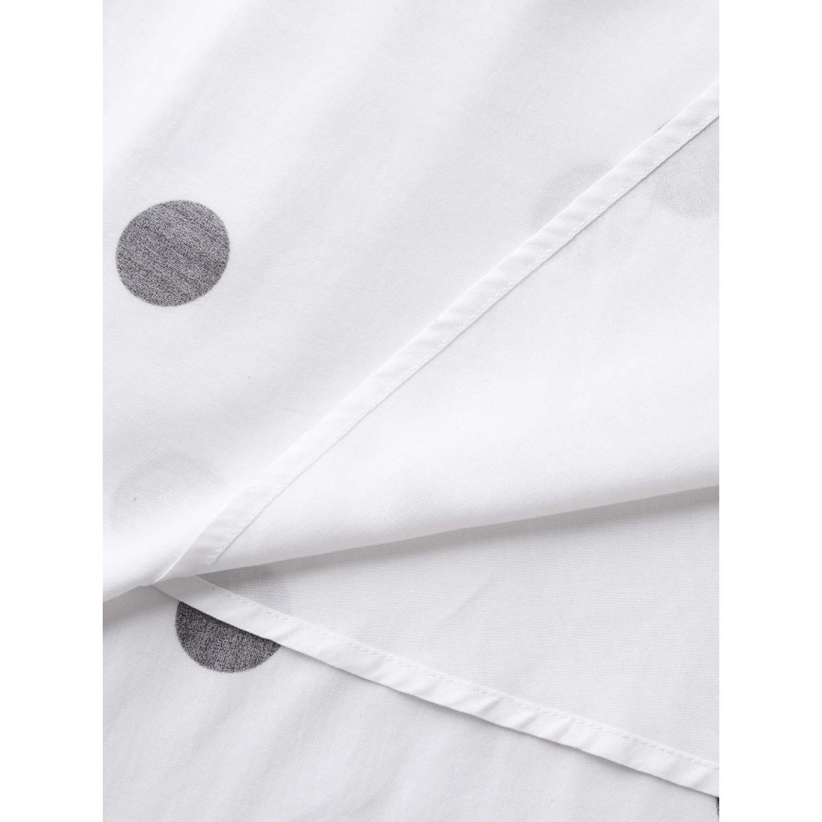 Plus Size Polka Dots Stretchy Waist Pockets Midi Dress Black Women U-neck Sleeveless Curvy BloomChic 30/6X Product Image