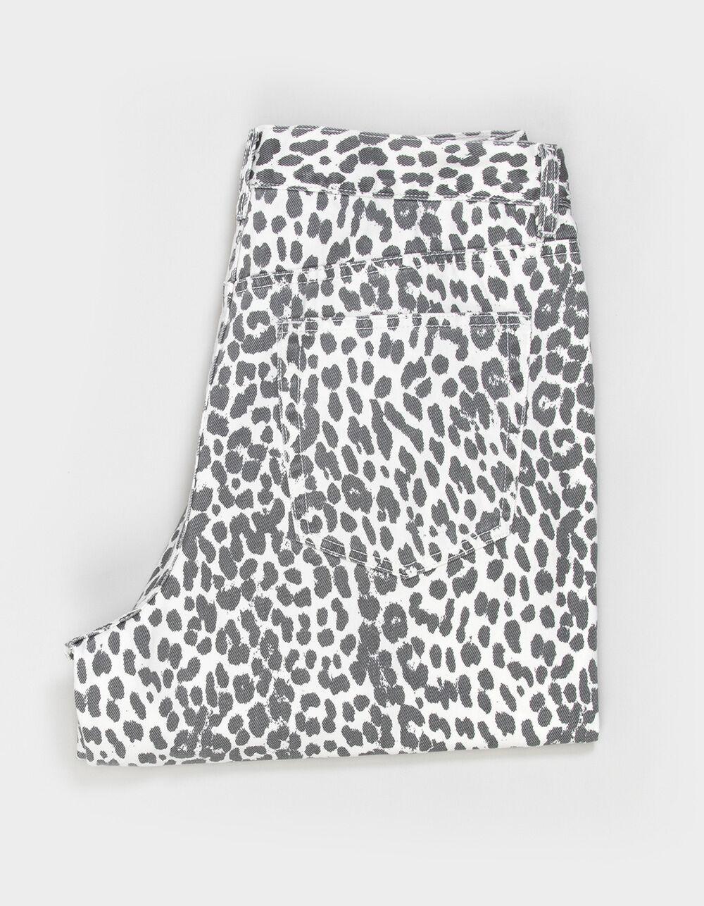 RSQ Mens Baggy Snow Leopard Print 5 Pocket Pants - SNOW LEOPARD Product Image
