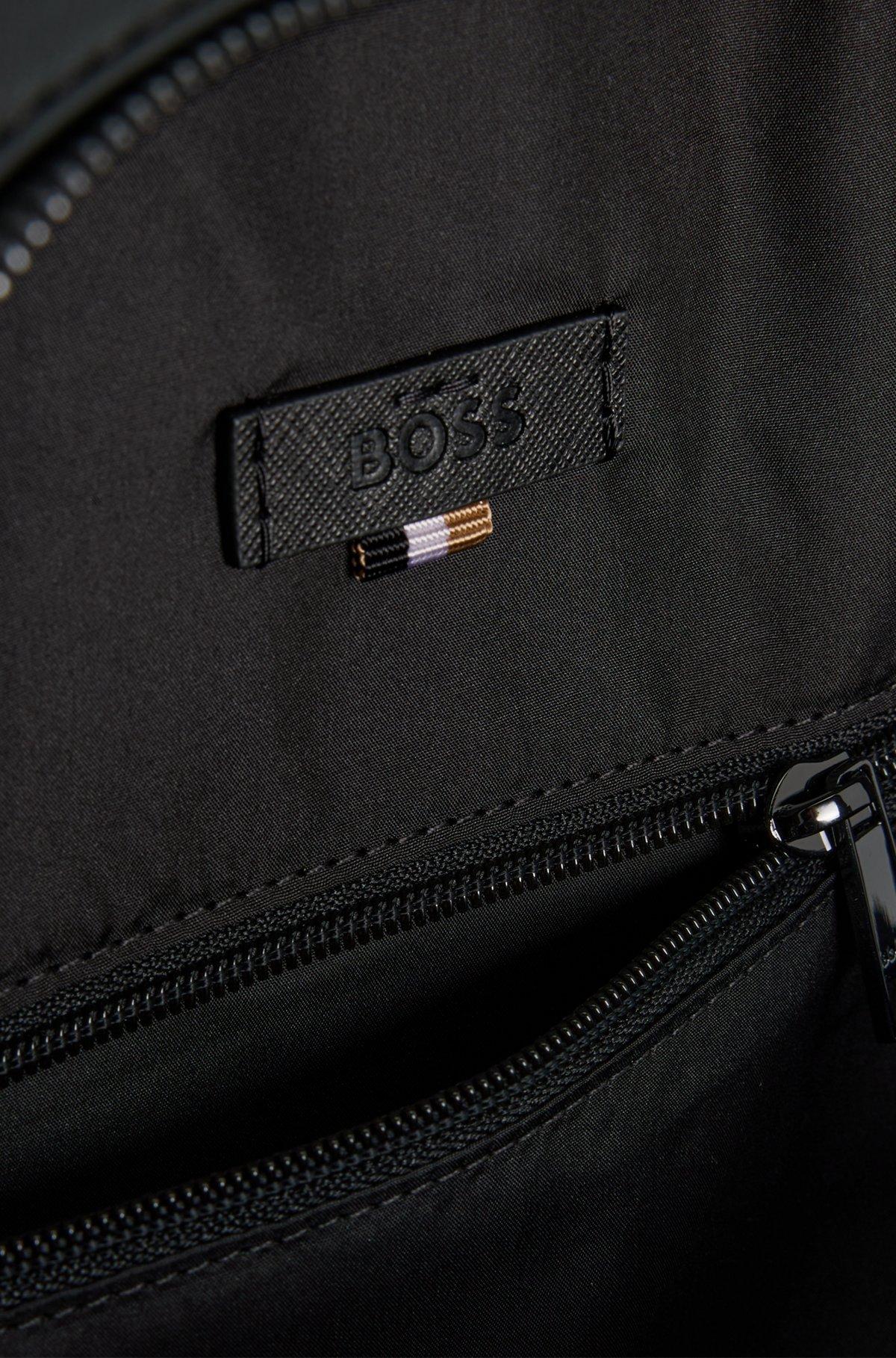 Backpack with monogram-patterned pocket Product Image