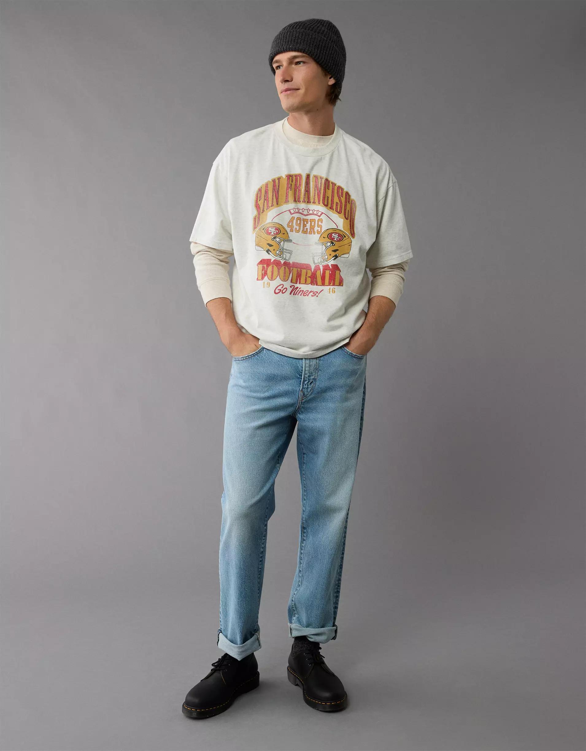 AE Boxy NFL San Francisco 49ers Graphic T-Shirt Product Image