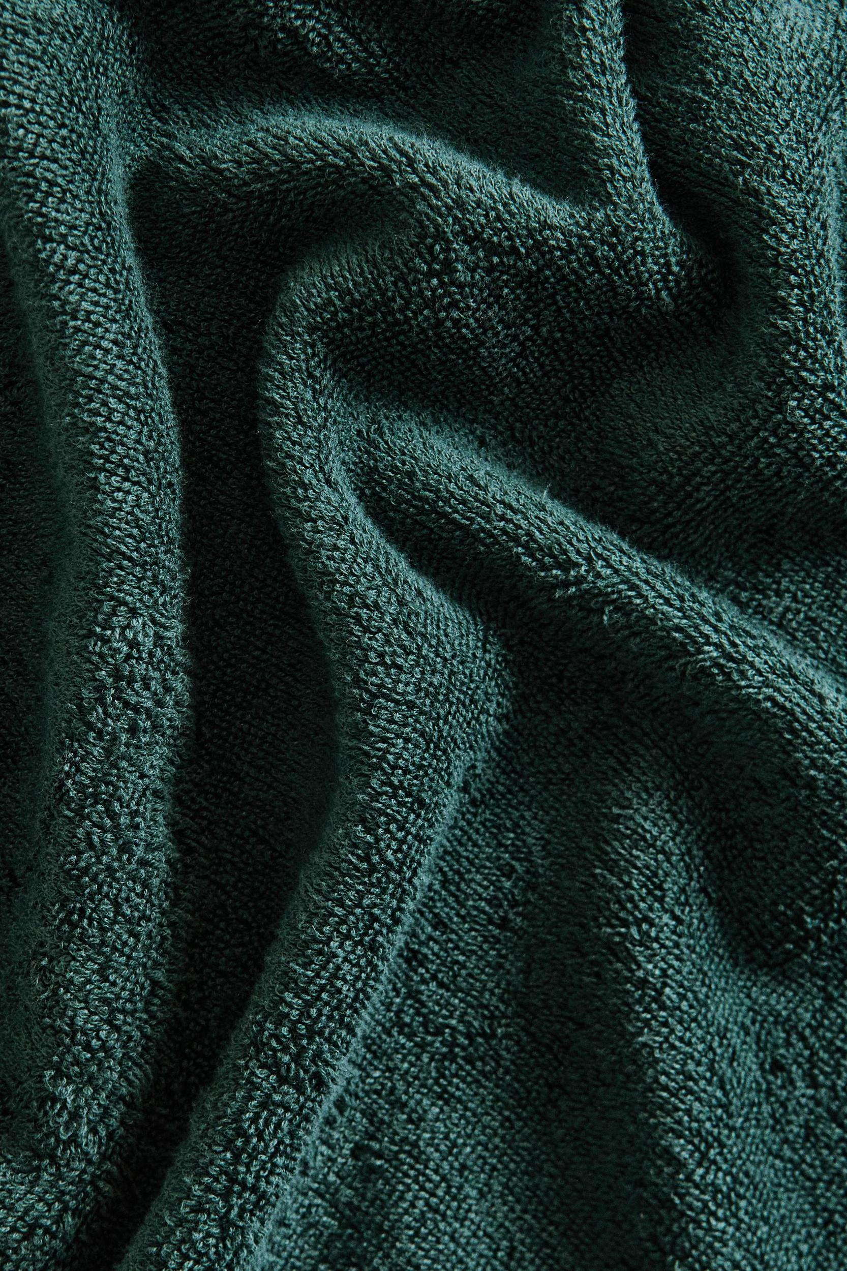 COTTON BEACH TOWEL WITH LINEN BORDER Product Image