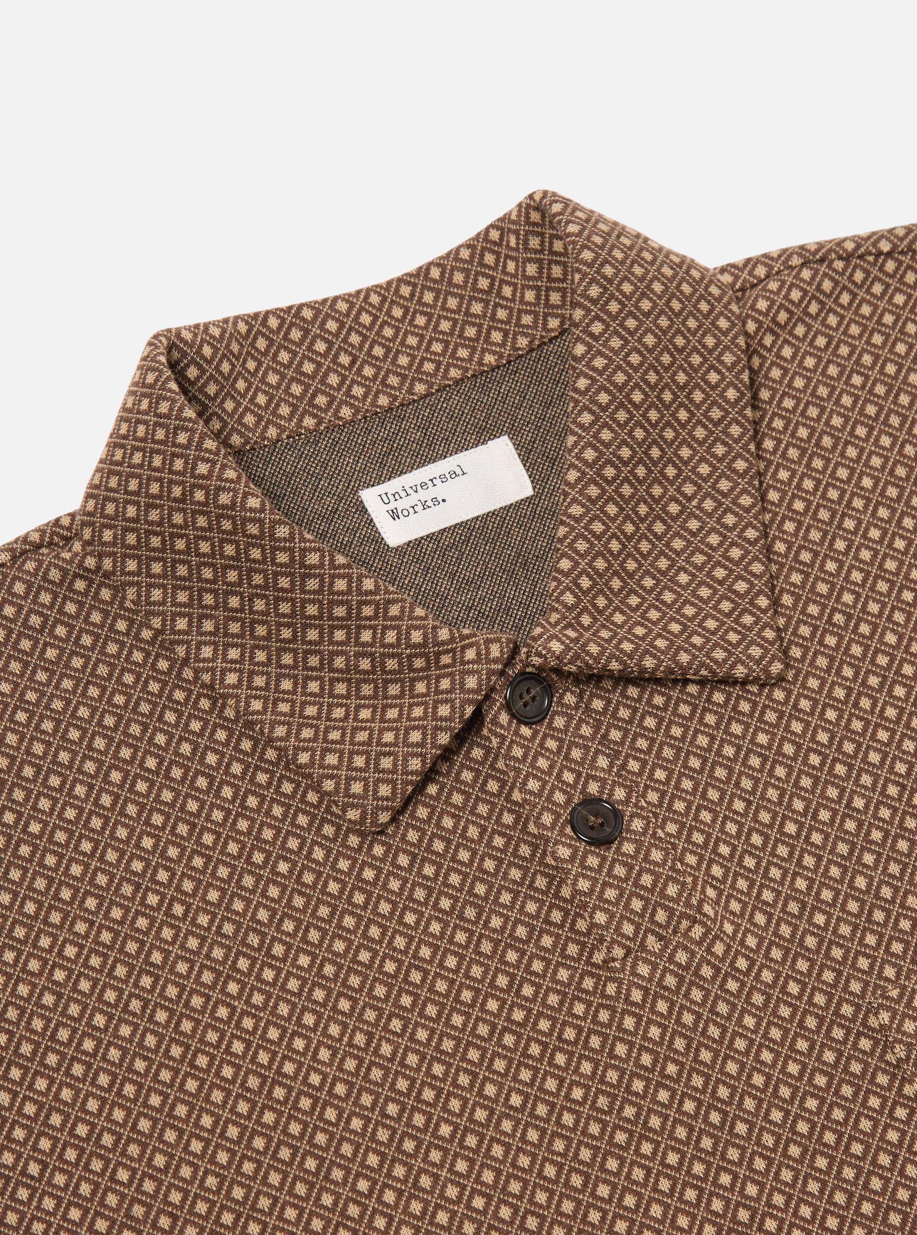 Brown Argyll Jersey Newlyn Polo Product Image