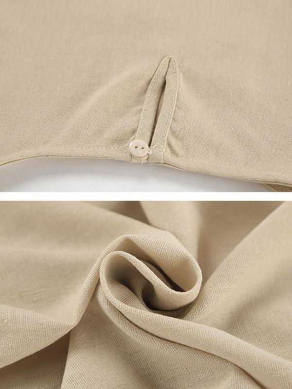 Loose Elasticity Solid Color Split-Joint Round-Neck Vest + High Waisted Split-Side Pants Two Pieces Set Product Image