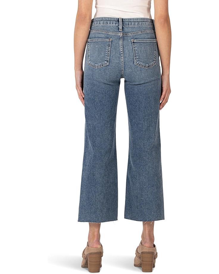 Meg High-Rise Fab Ab Wide Leg Raw Hem in Milestone Product Image