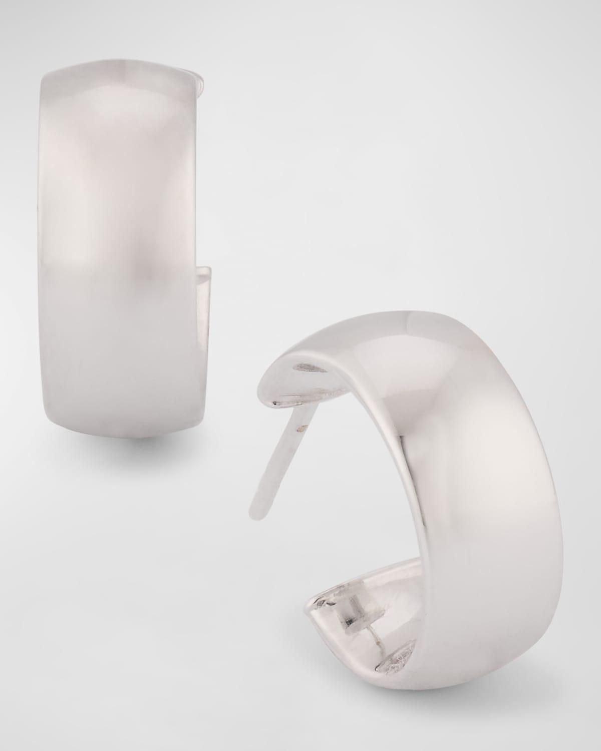 Womens 14K Yellow Gold Huggie Hoop Earrings Product Image