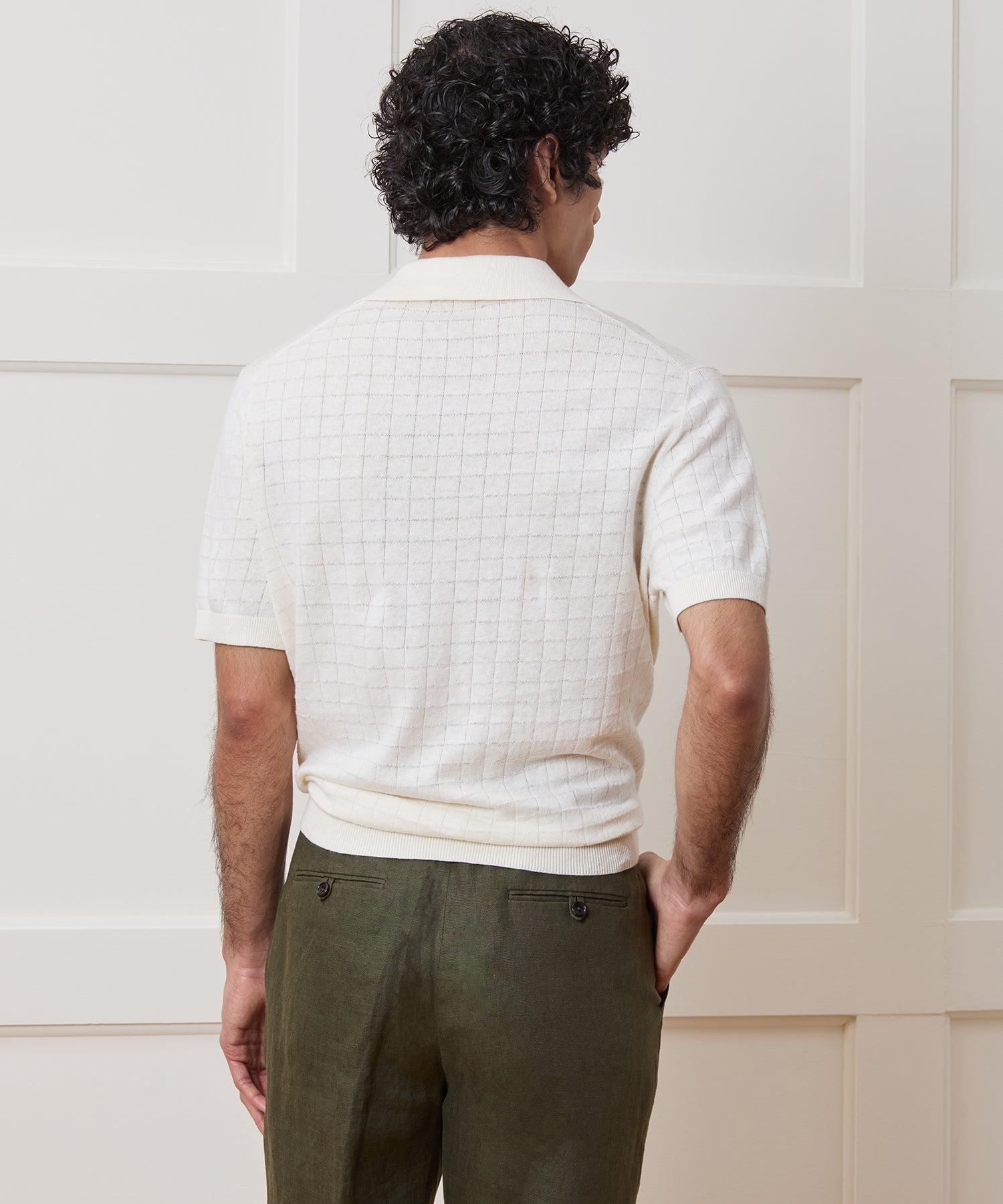 Linen Montauk Sweater Polo Product Image