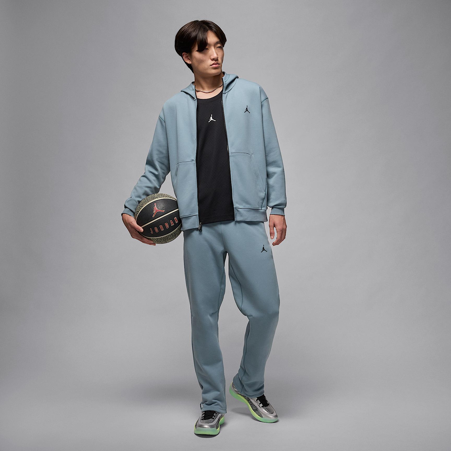 Mens Jordan Sport Hoop Fleece Dri-FIT Full-Zip Hoodie | FV8602-041 Product Image