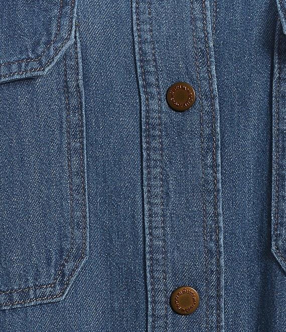 Wrangler® Carolina Short Sleeve Denim Shirt Dress Product Image