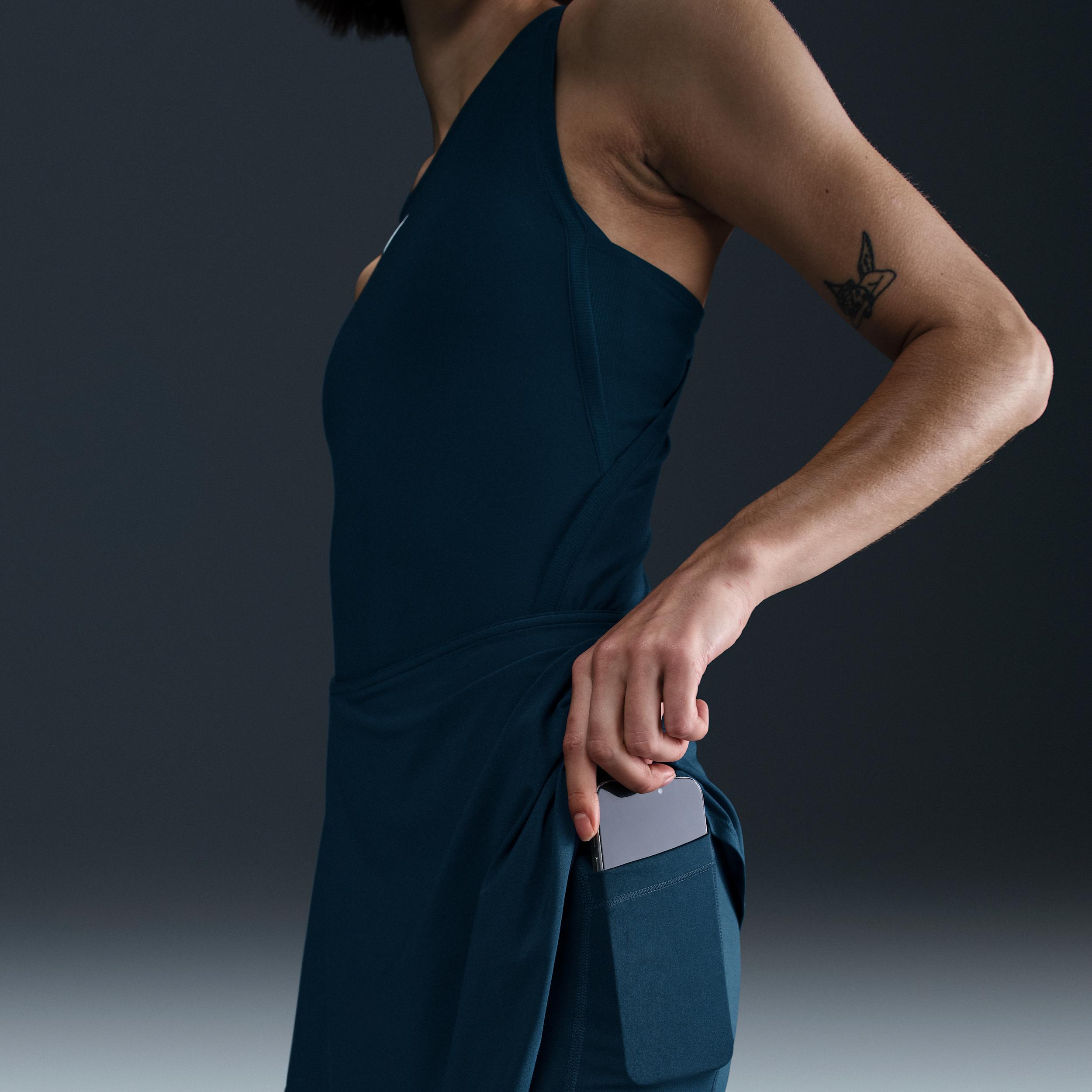 Nike Womens Victory Dri-FIT Short Flouncy Tennis Skirt | FD5577-478 Product Image