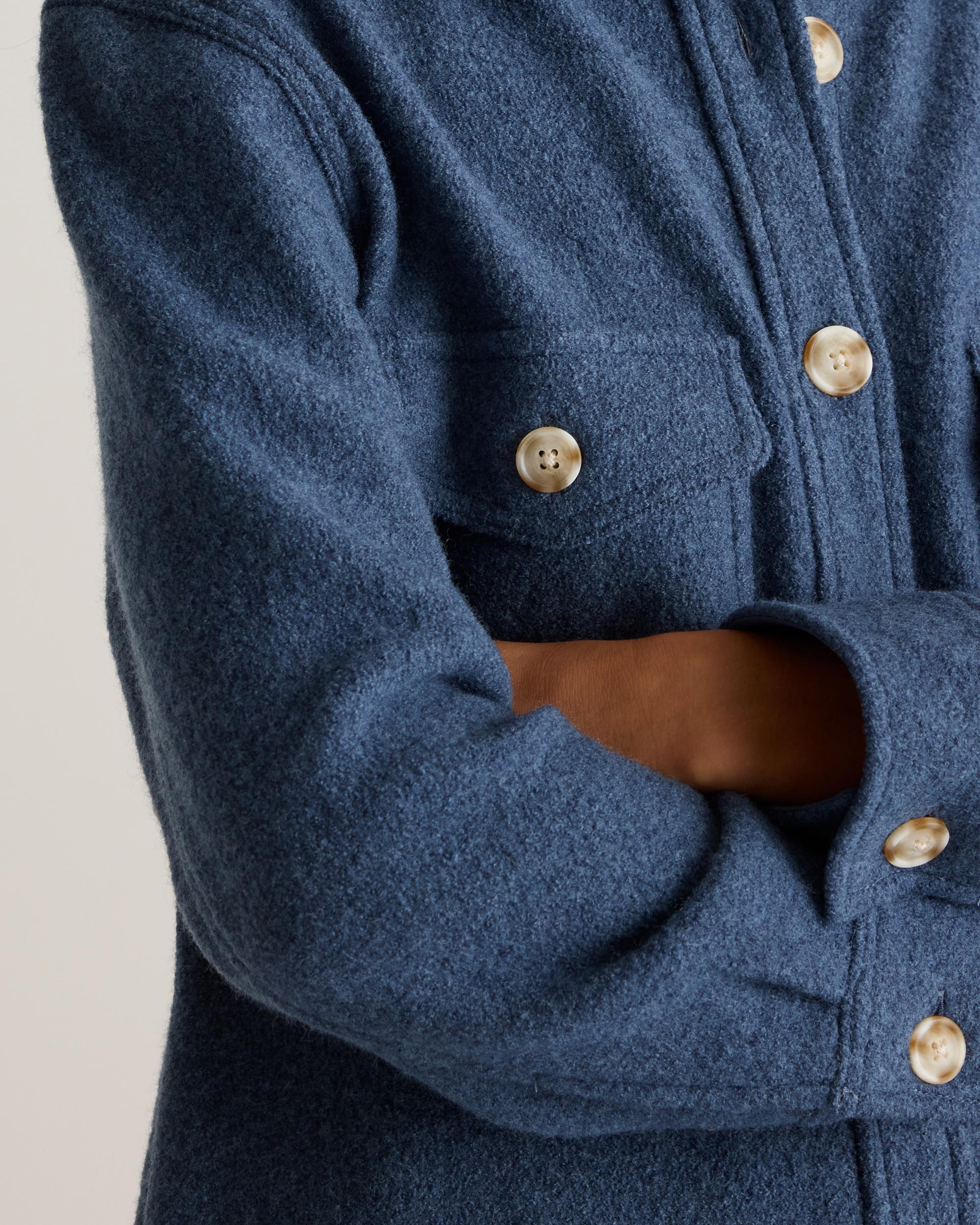 Quince | Women's 100% Merino Wool Shirt Jacket Size XS Product Image