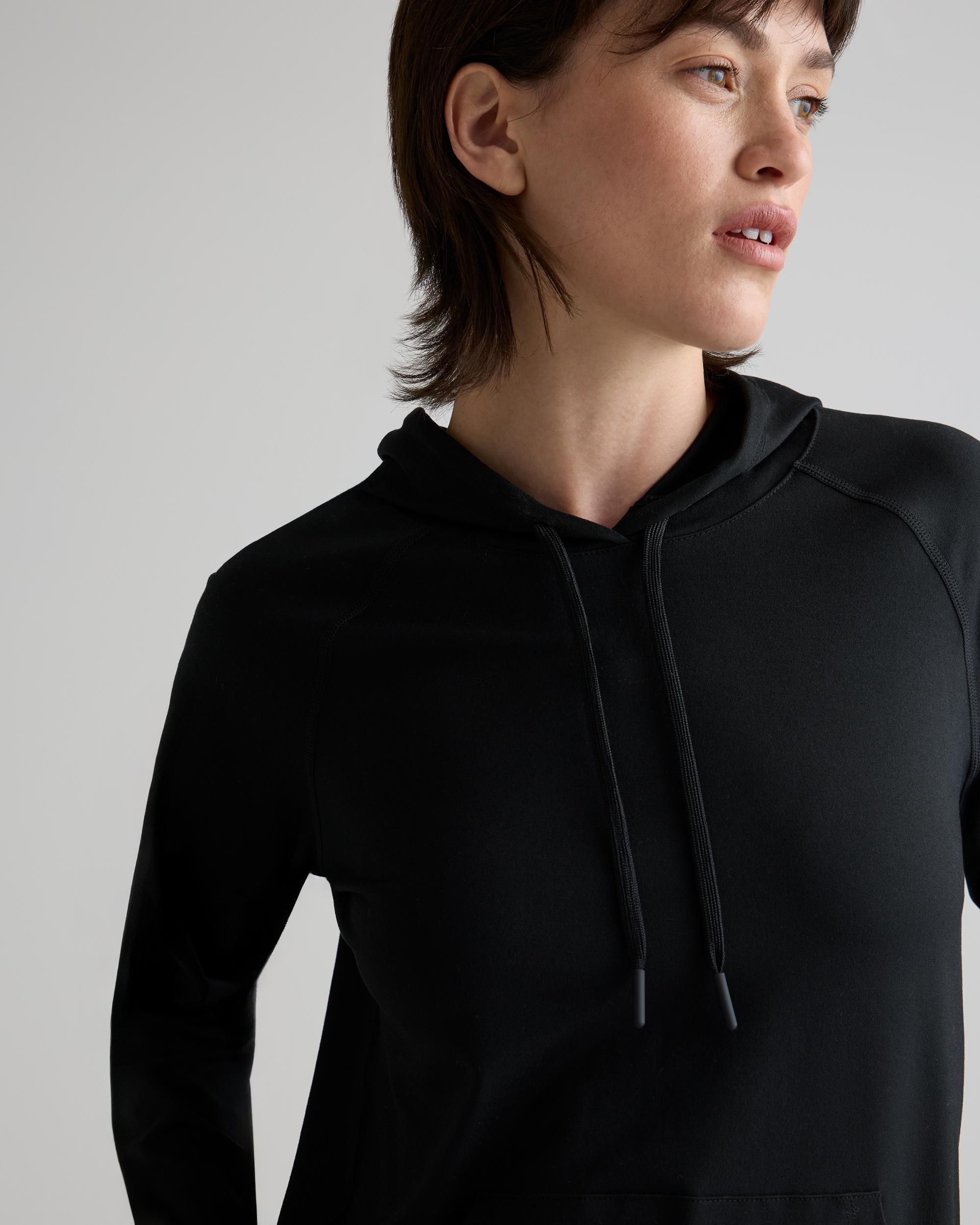 Quince | Women's Super Soft Performance Pullover Hoodie Flowknit Activewear, Recycled Polyester Product Image