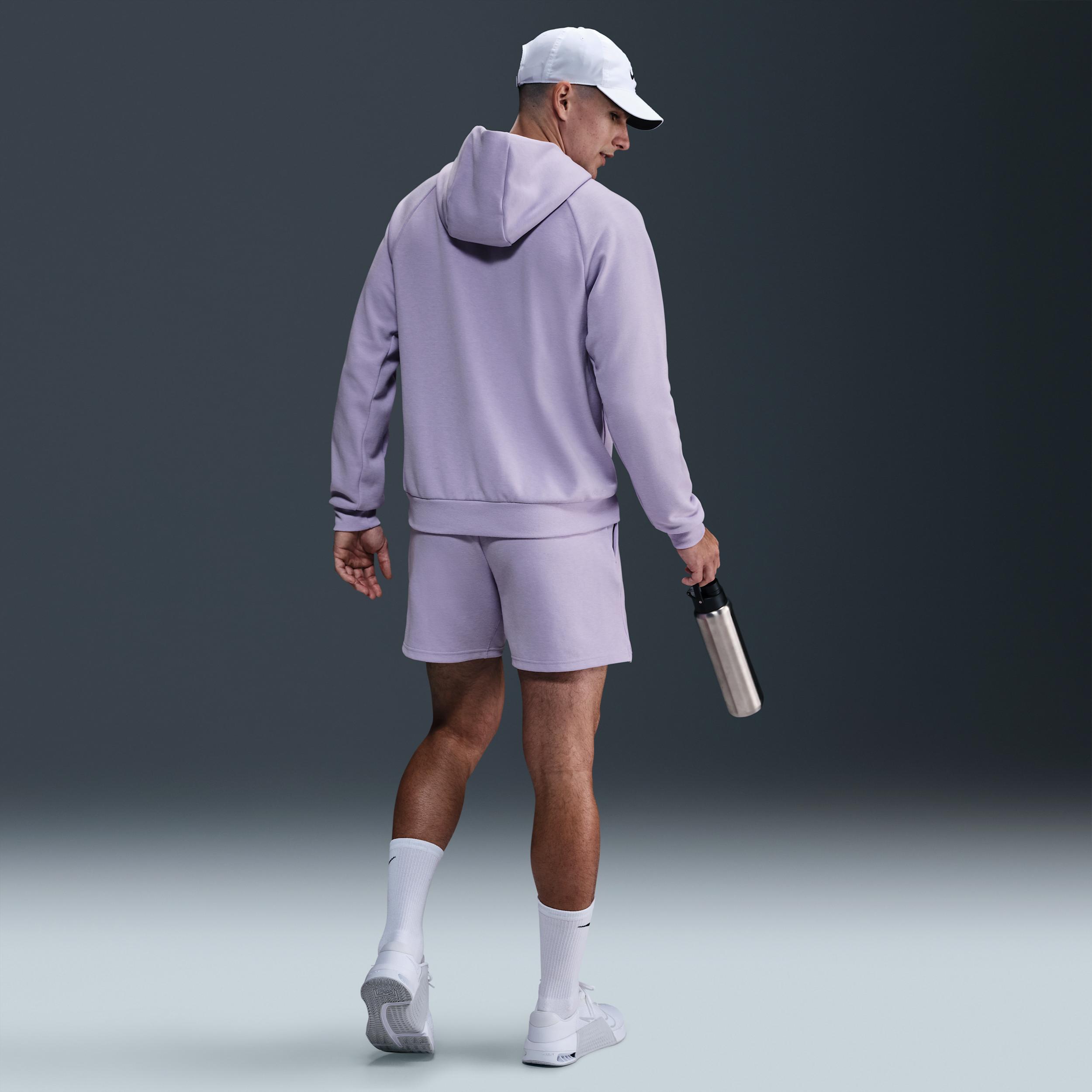 Nike Mens Primary Fleece Dri-FIT UV Pullover Performance Hoodie | FZ0969-515 Product Image