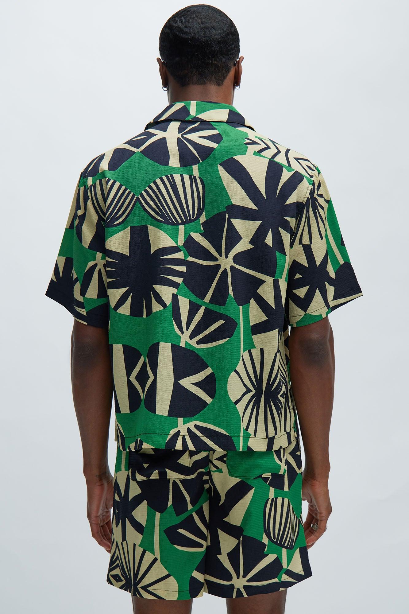 Masaka Textured Shirt - Green/combo Product Image