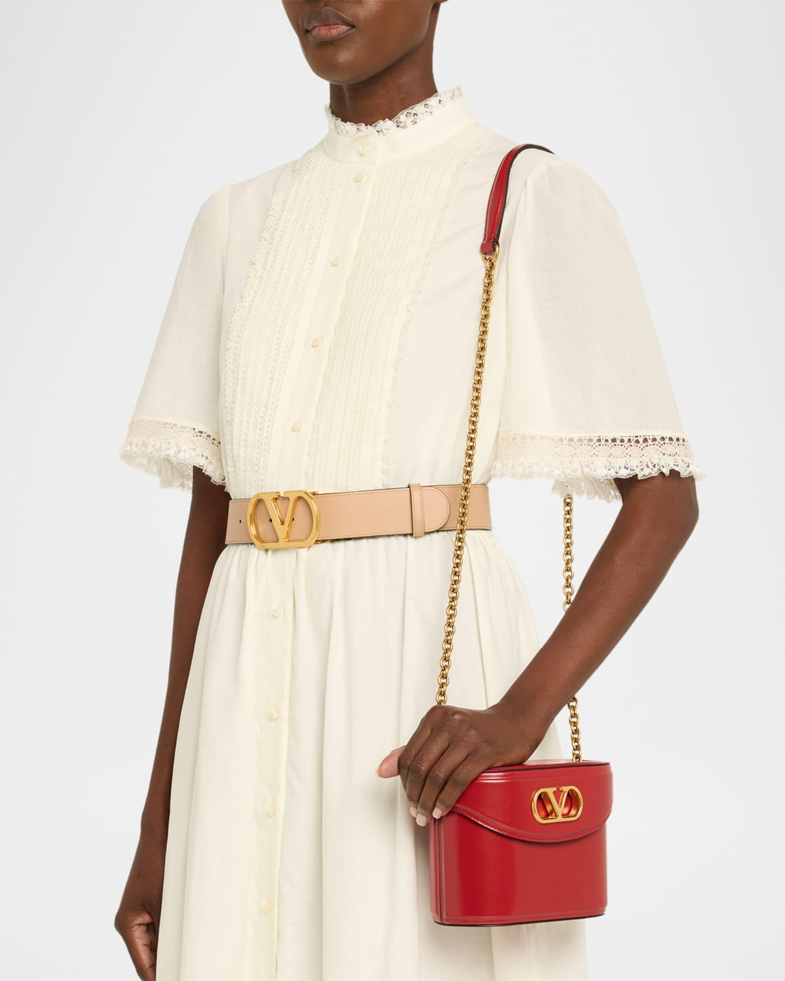 Vain Vanity Bucket Leather Crossbody Bag Product Image