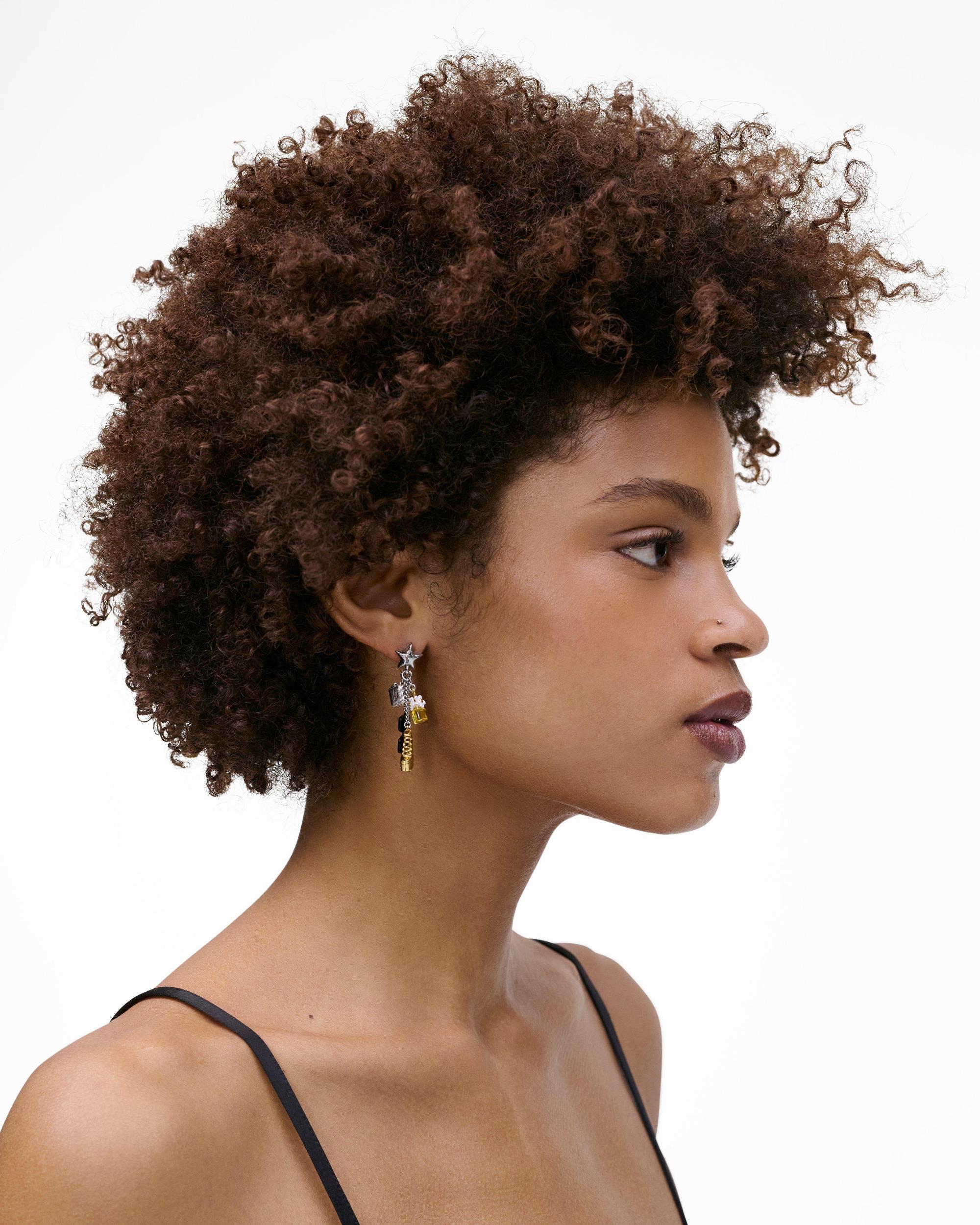 The Mini Icon Charm Earrings Product Image