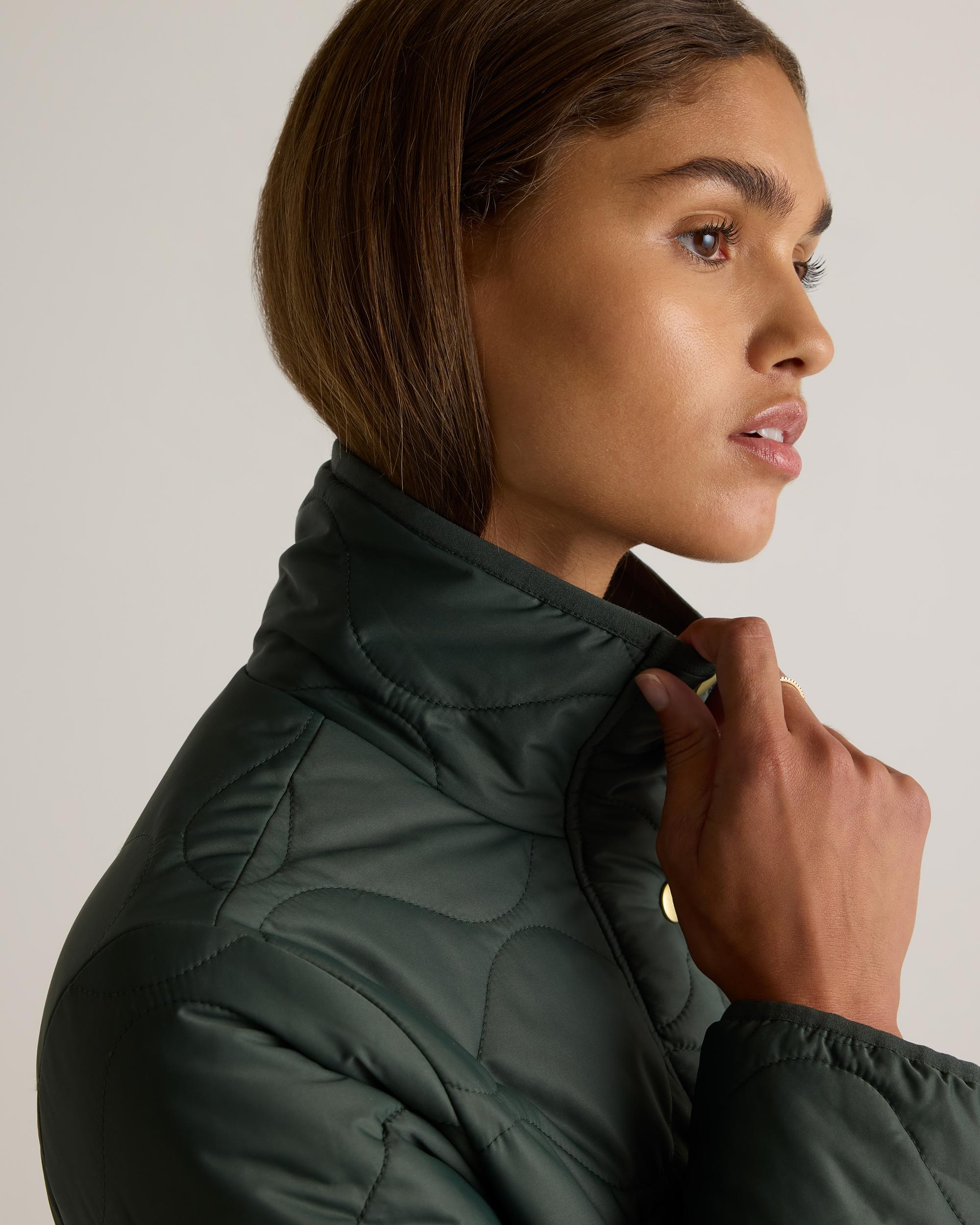 Quince | Women's Featherless Quilted Long Puffer Jacket Size XS, Nylon Product Image