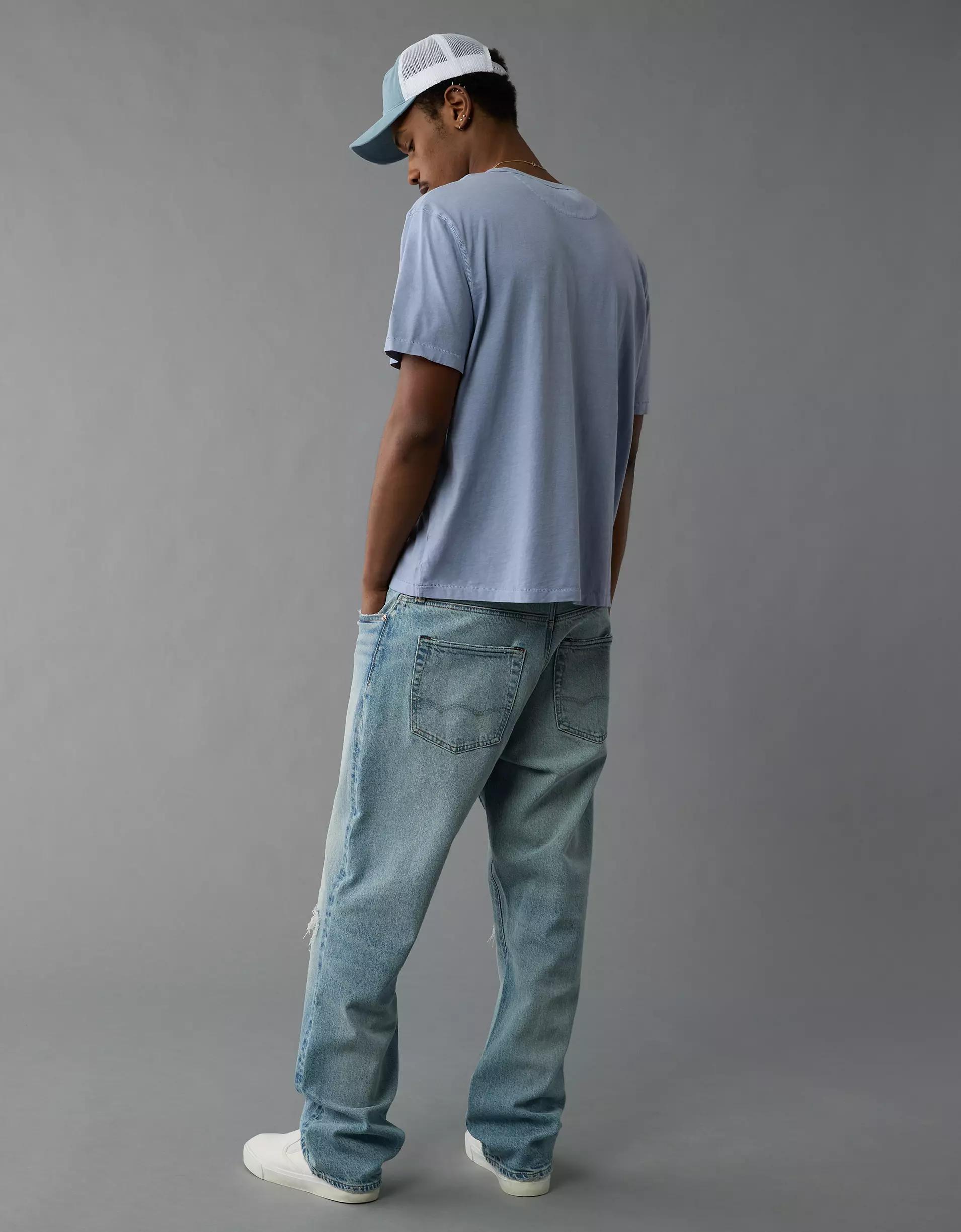 AE Lived-In Henley T-Shirt Product Image