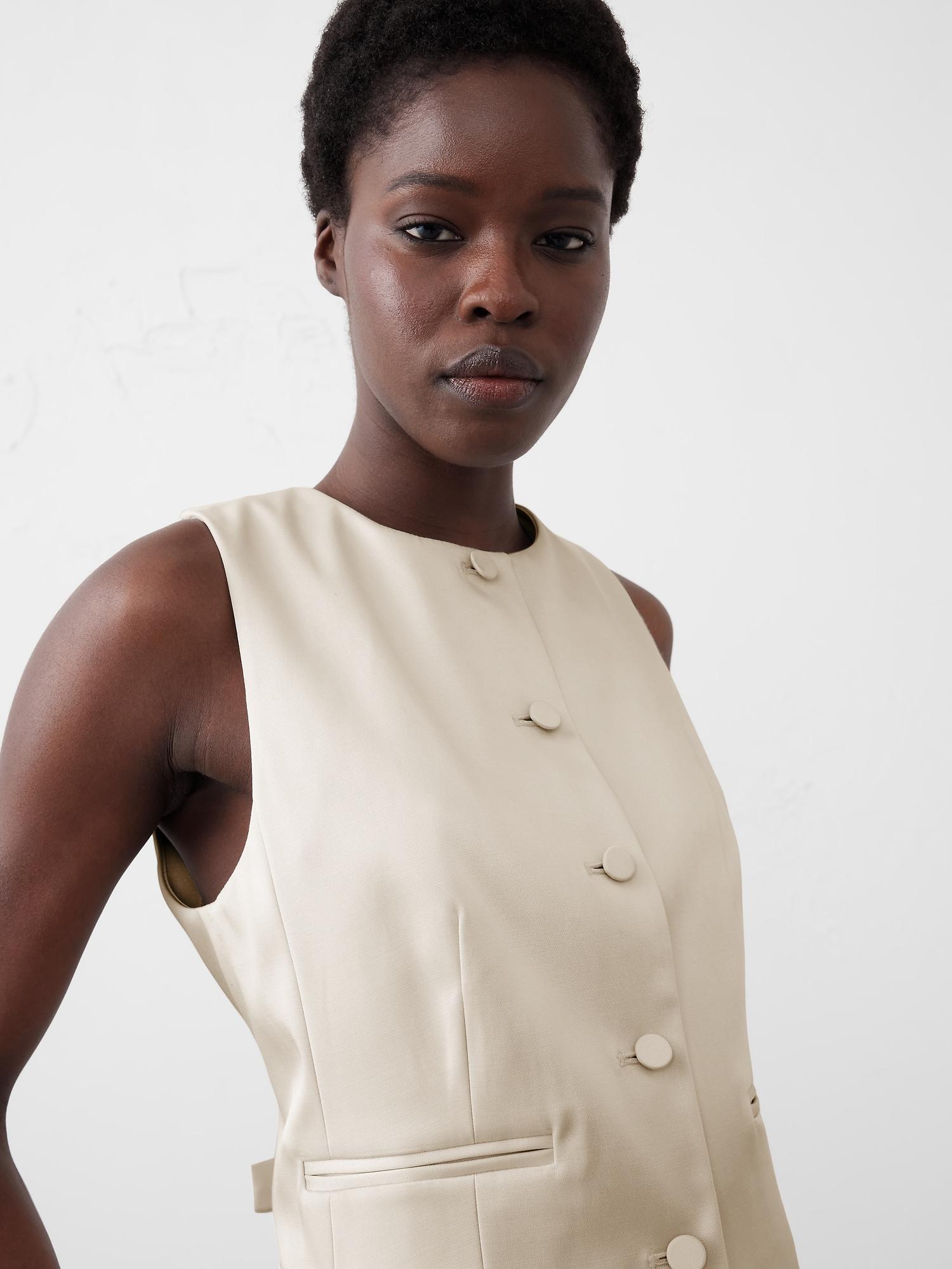 Satin Classic Vest Product Image