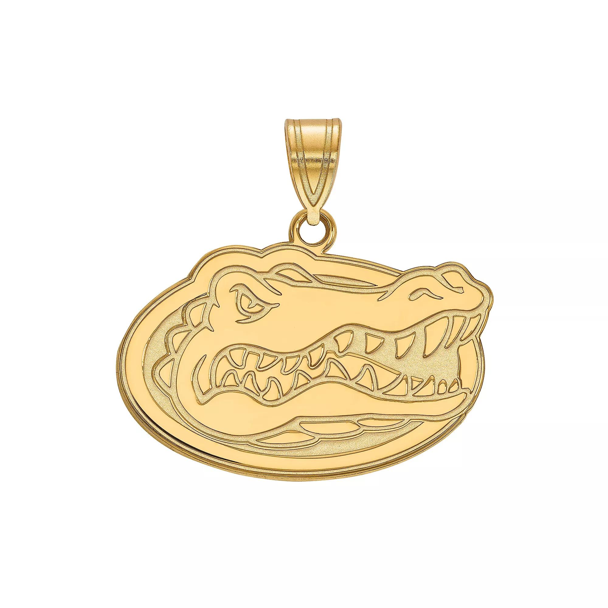 LogoArt 14K Gold Plated Florida Gators Medium Pendant, Women's, Size: 23 mm Product Image