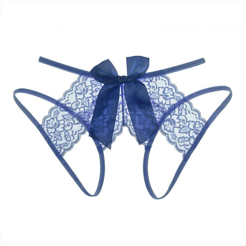 Lace Crotchless Thongs Product Image