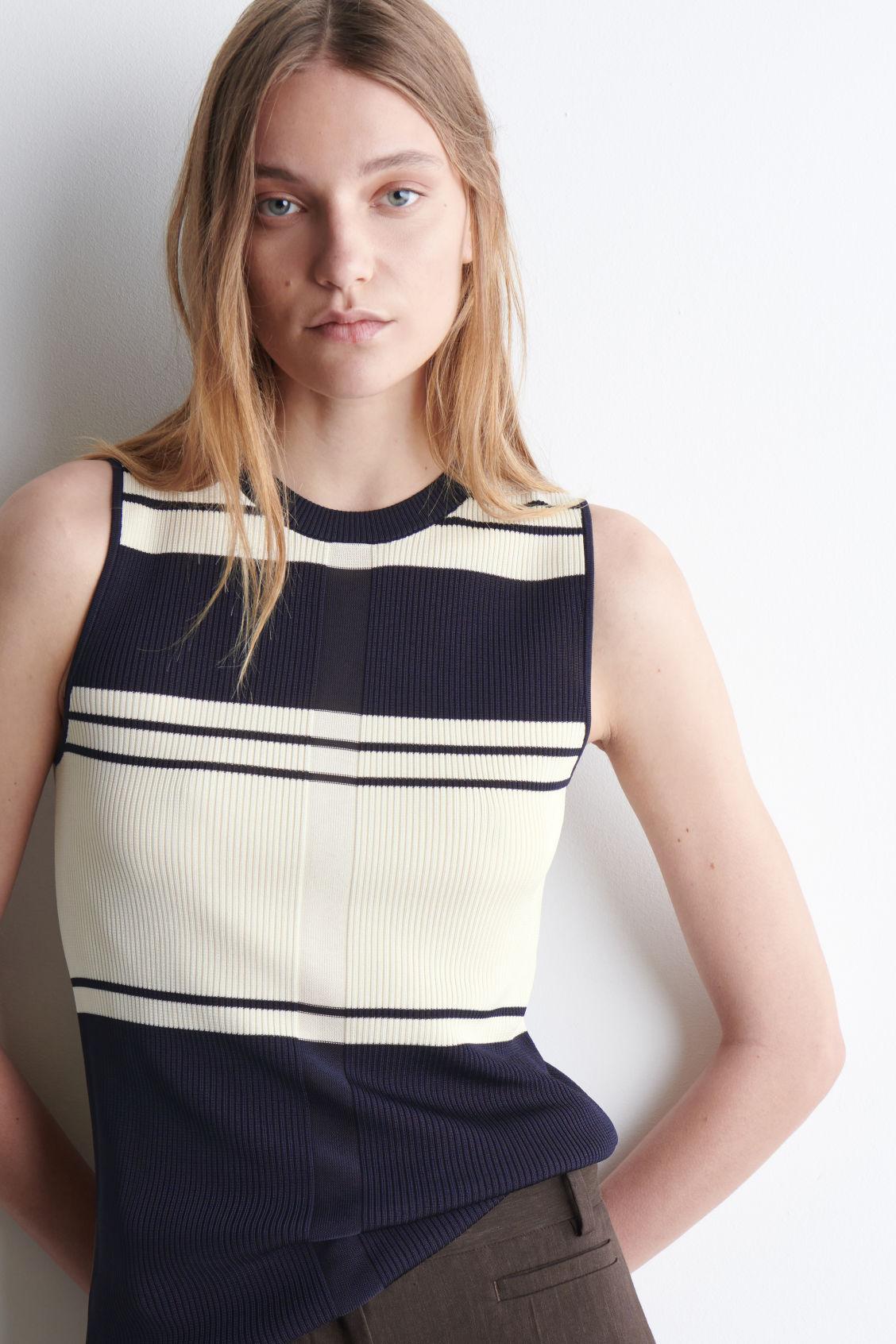 RIBBED-KNIT TANK TOP Product Image