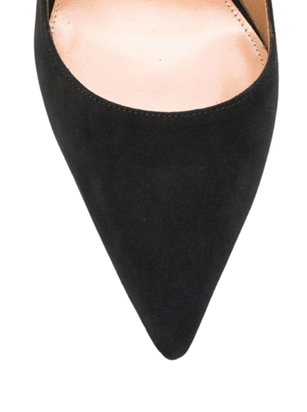 AQUAZZURA Bow Tie 85 Suede Pumps In Black Product Image