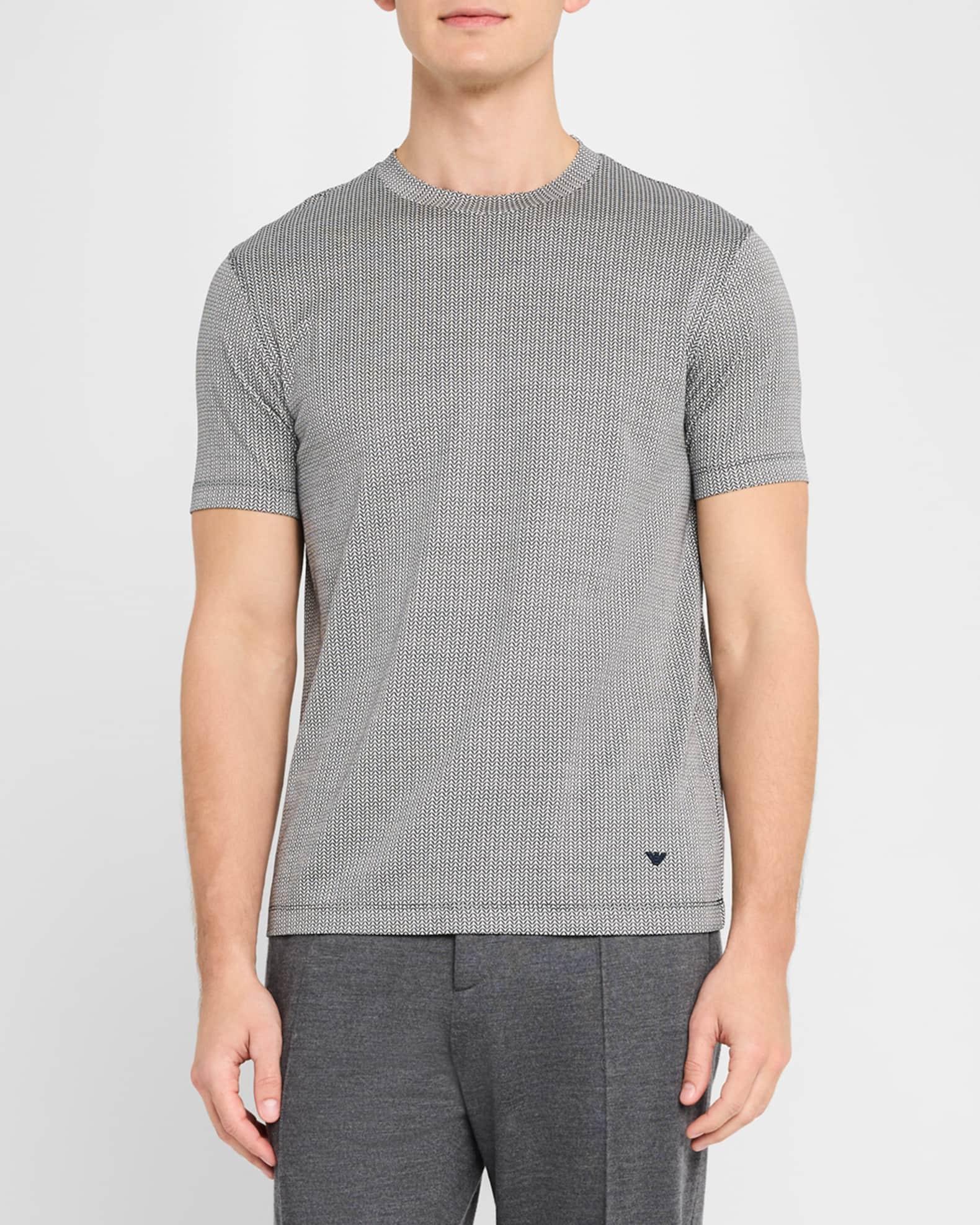 Men's Geometric Crewneck T-Shirt Product Image