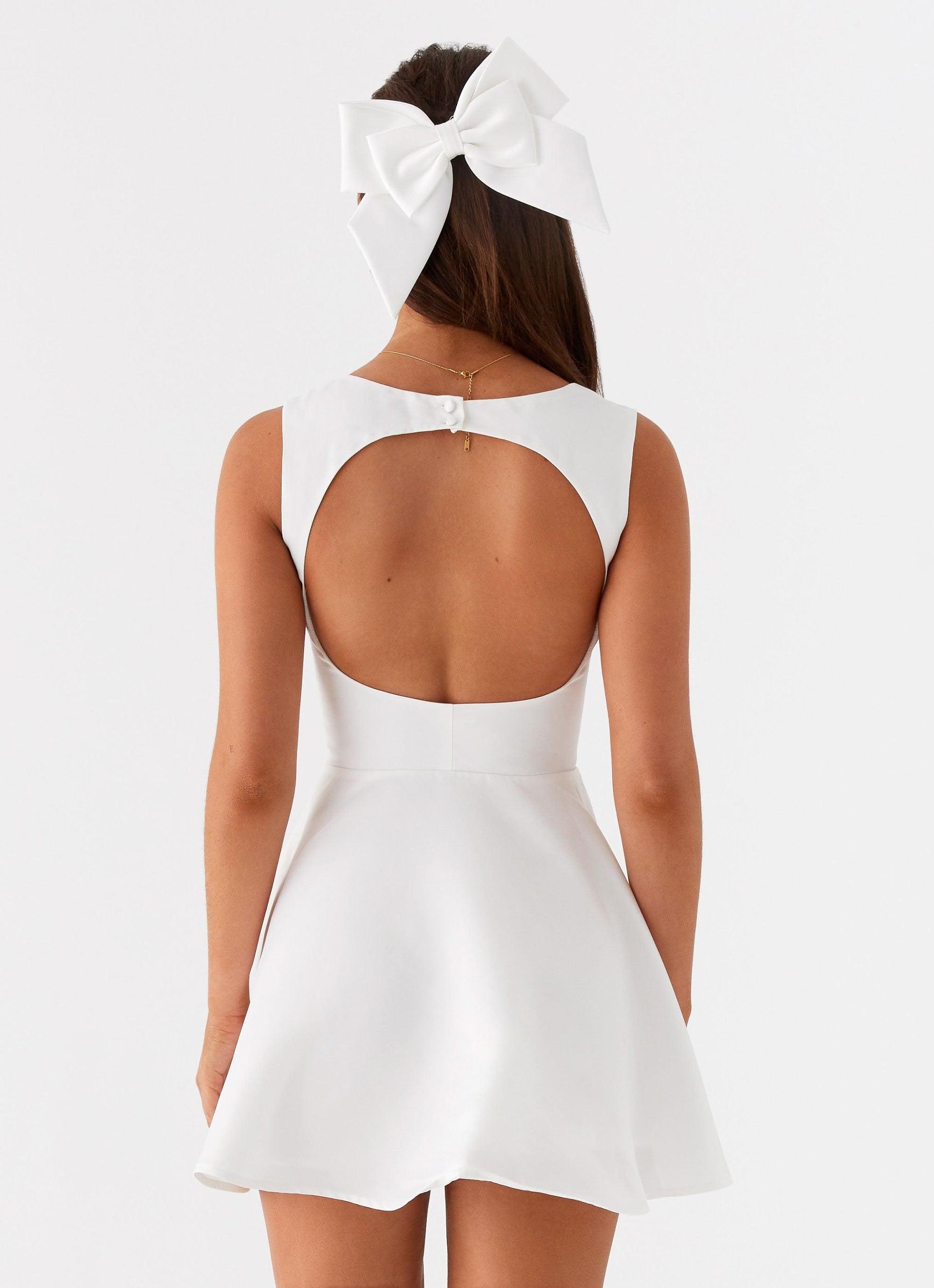 Candice Mini Dress - White Product Image