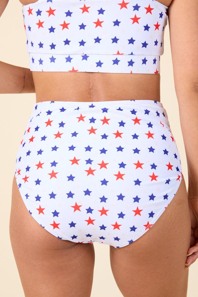 Wish Upon A Star High Waisted Bikini Bottoms FINAL SALE Product Image
