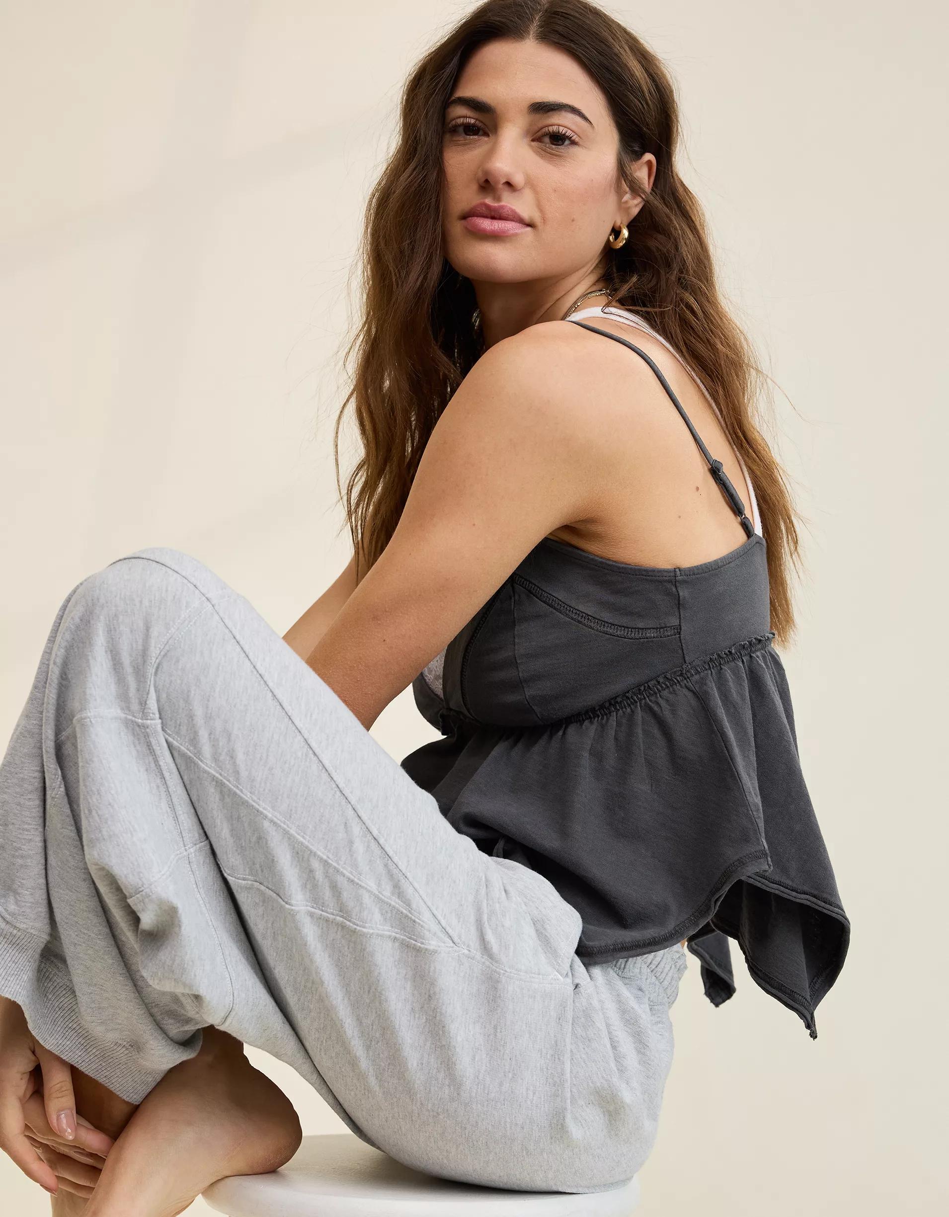 Aerie Beautiful Nights Babydoll Tank Top Product Image