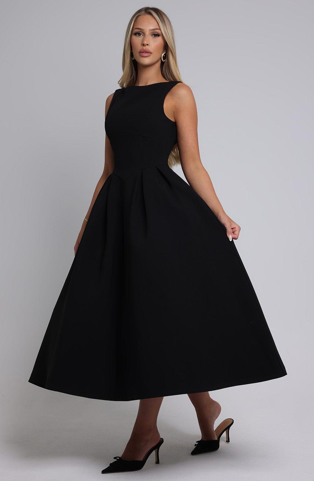 Clarabella Midi Dress - Black Product Image