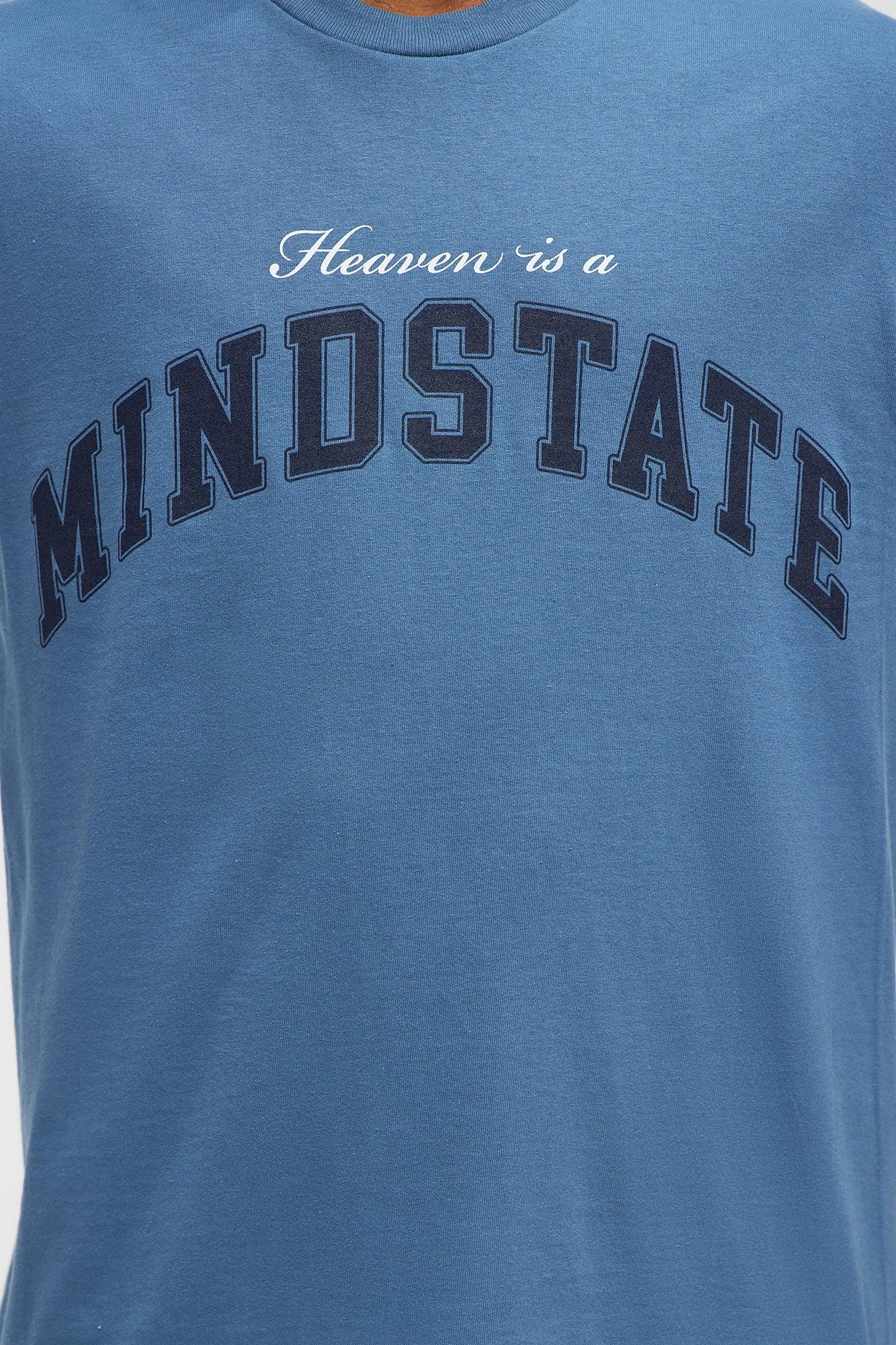 Heaven Is A Mindstate Short Sleeve Tee - Indigo Product Image