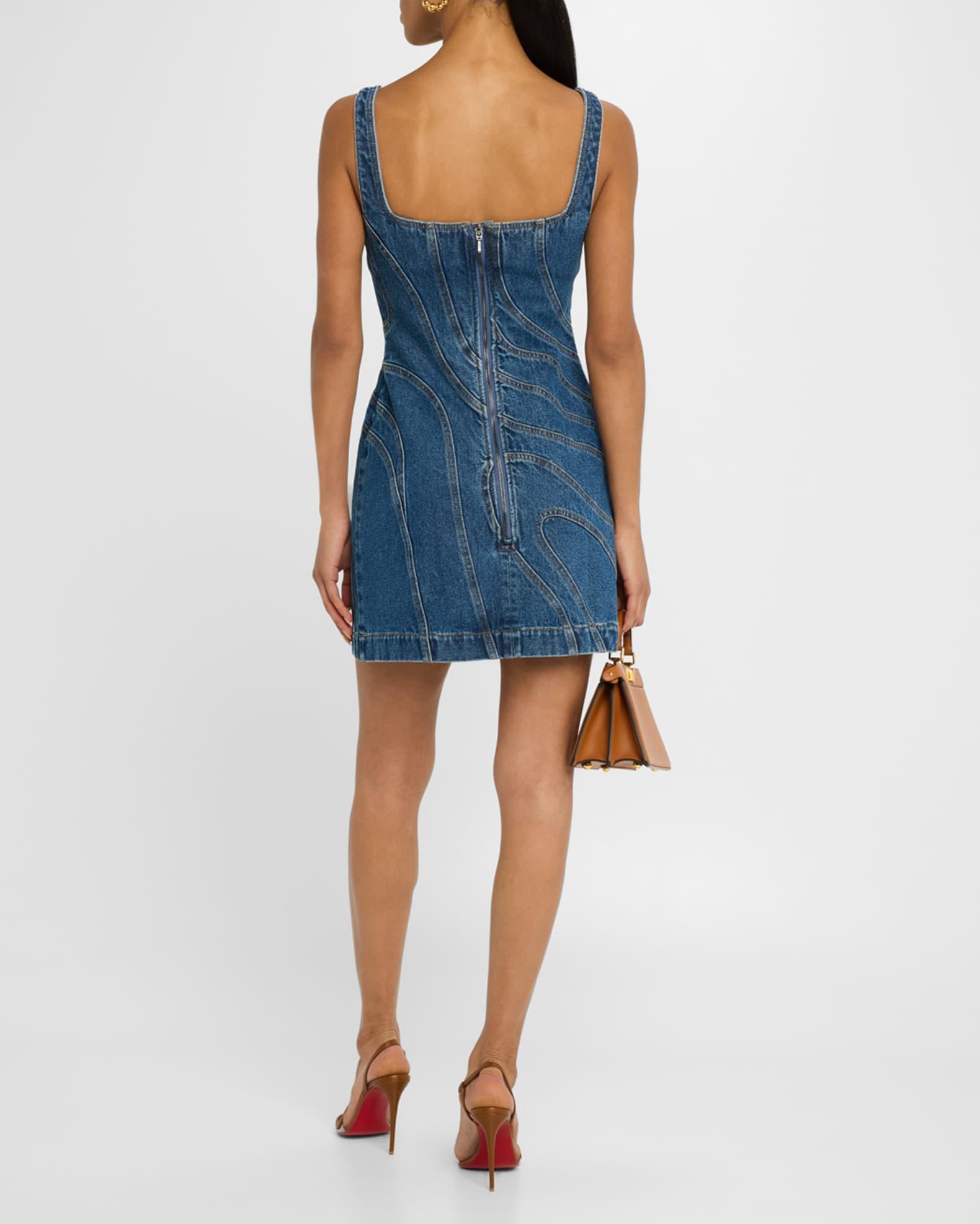 Renhold Denim Mini Dress Product Image