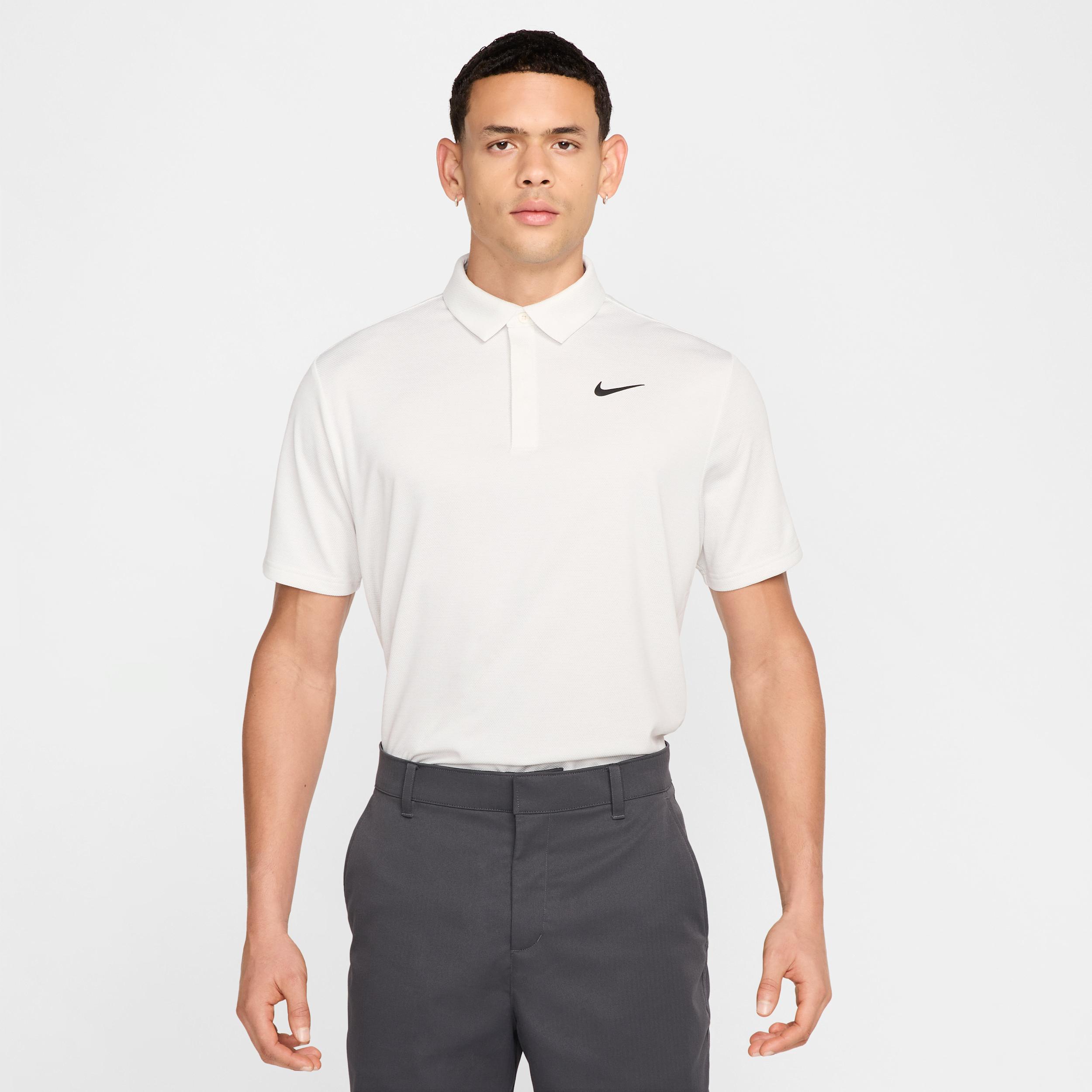 Nike Mens Tour Dri-FIT Jacquard Golf Polo | FZ7475-110 Product Image