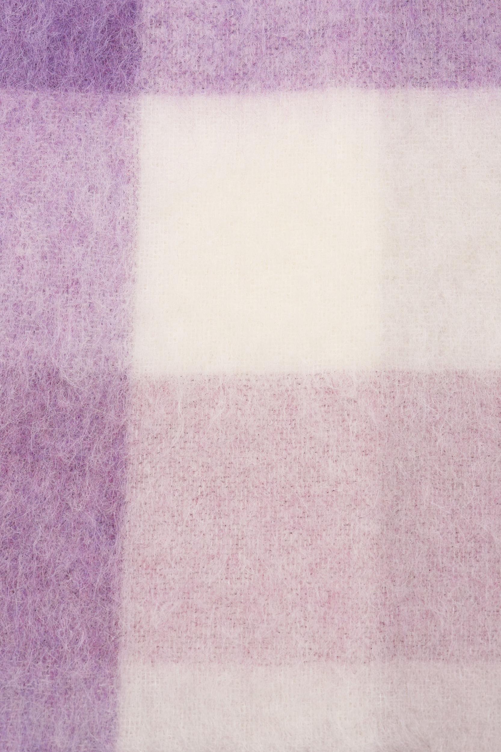 Mohair checked scarf Product Image