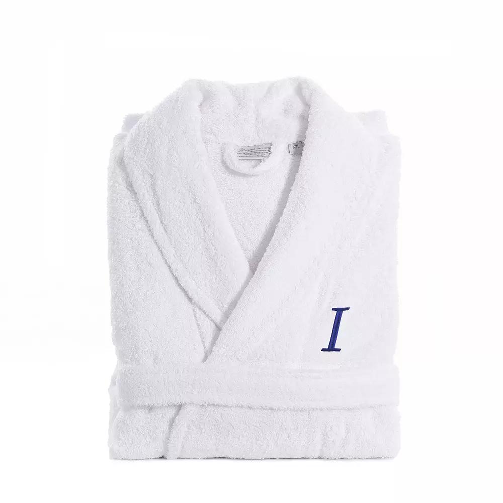 Linum Home Textiles Turkish Cotton Personalized Unisex Embroidered Terry Bathrobe, Adult Unisex,  Product Image