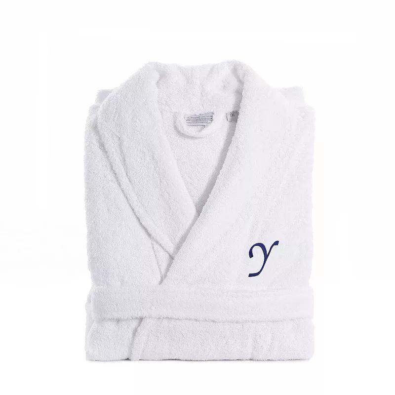 Linum Home Textiles Turkish Cotton Personalized Unisex Embroidered Terry Bathrobe, Adult Unisex,  Product Image