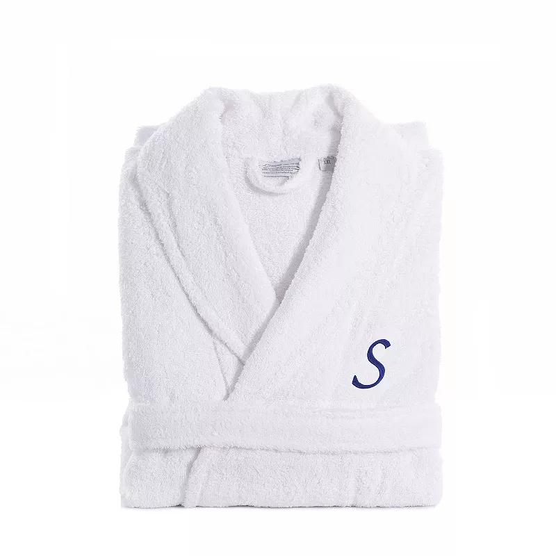 Linum Home Textiles Turkish Cotton Personalized Unisex Embroidered Terry Bathrobe, Adult Unisex,  Product Image