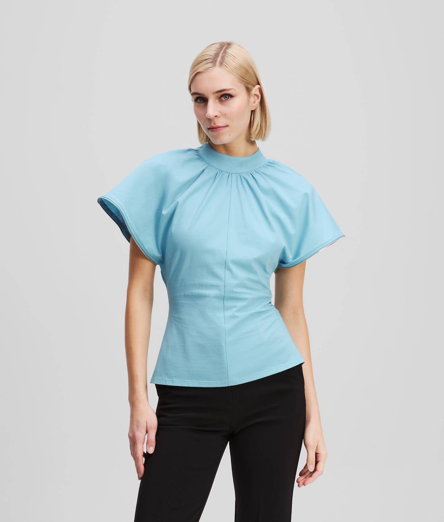 ZIP-DETAIL T-SHIRT Product Image