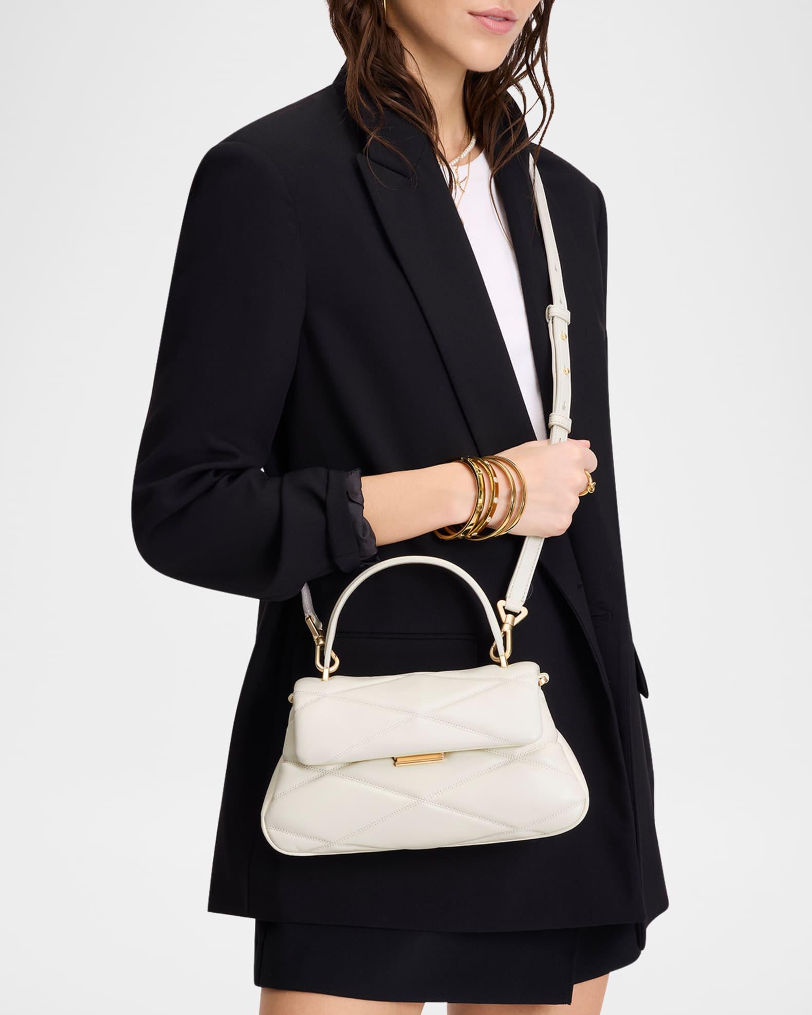 grace quilted leather top-handle bag Product Image