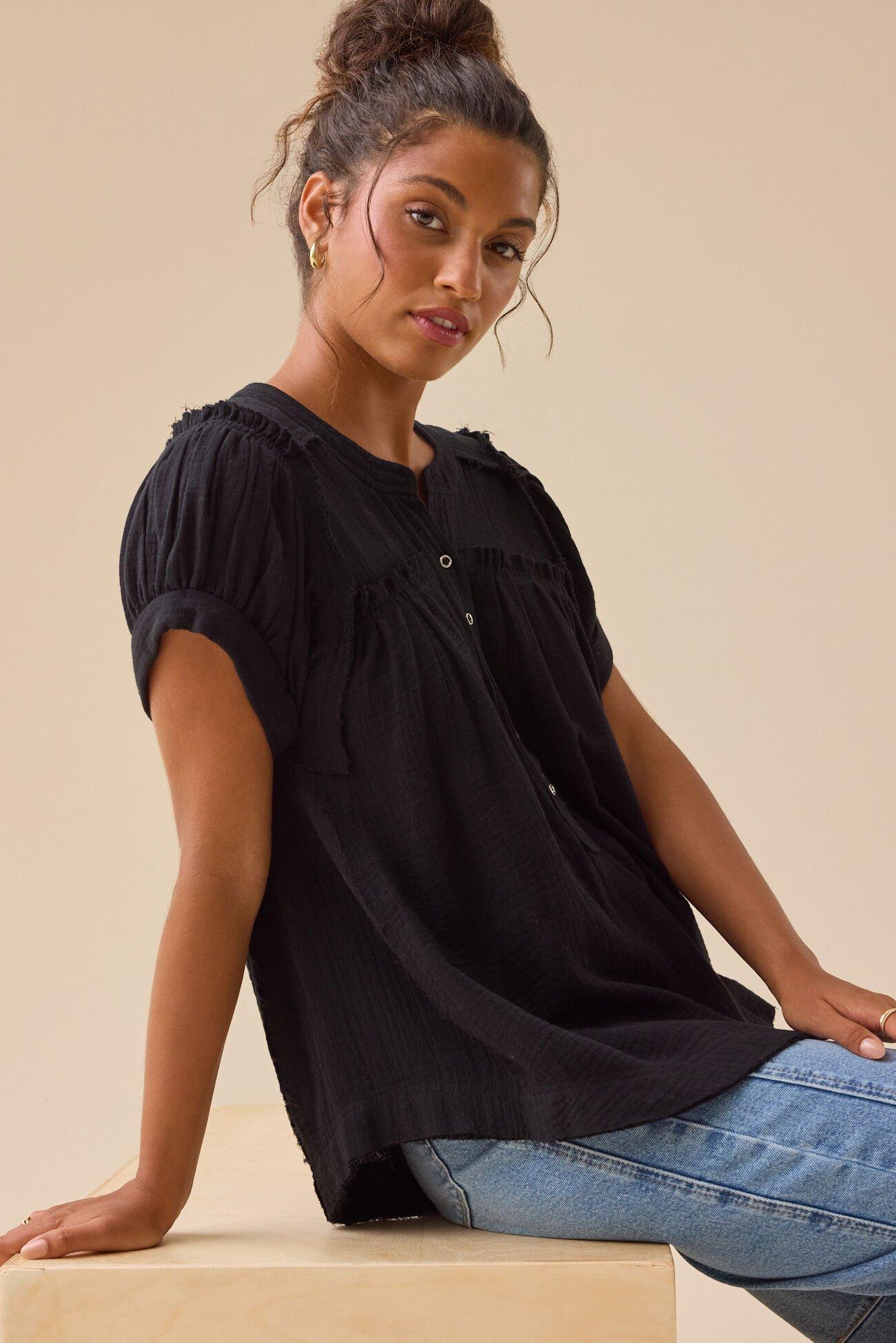 Kaylee Babydoll Top Product Image