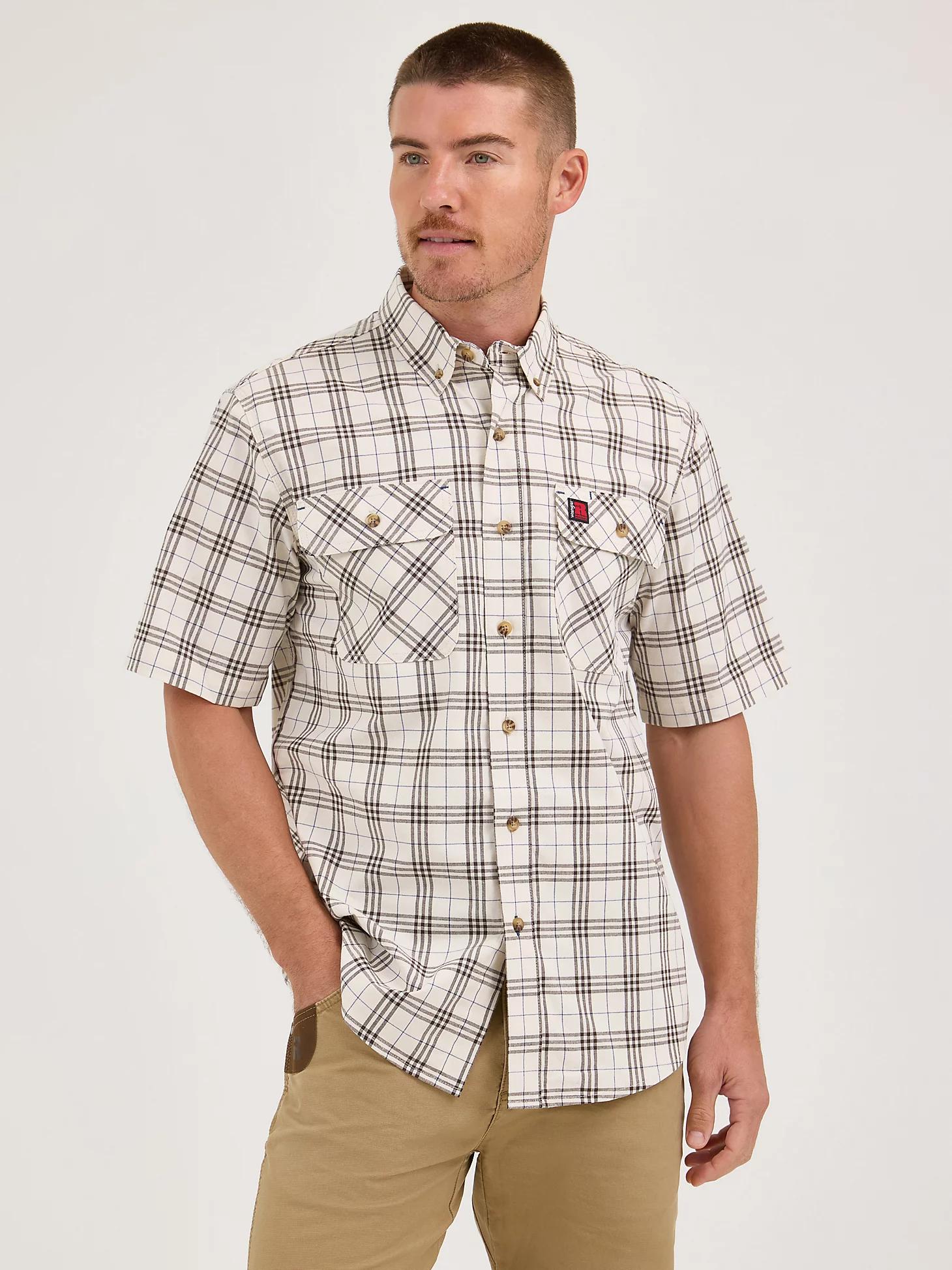 Wrangler RIGGS Workwear® Foreman Plaid Work Shirt | Men's SHIRTS | Wrangler® Product Image